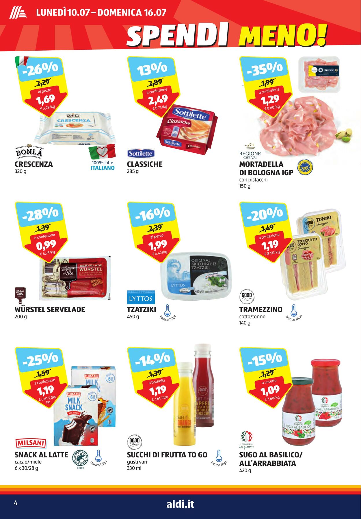 Volantino Aldi 10.07.2023 - 16.07.2023