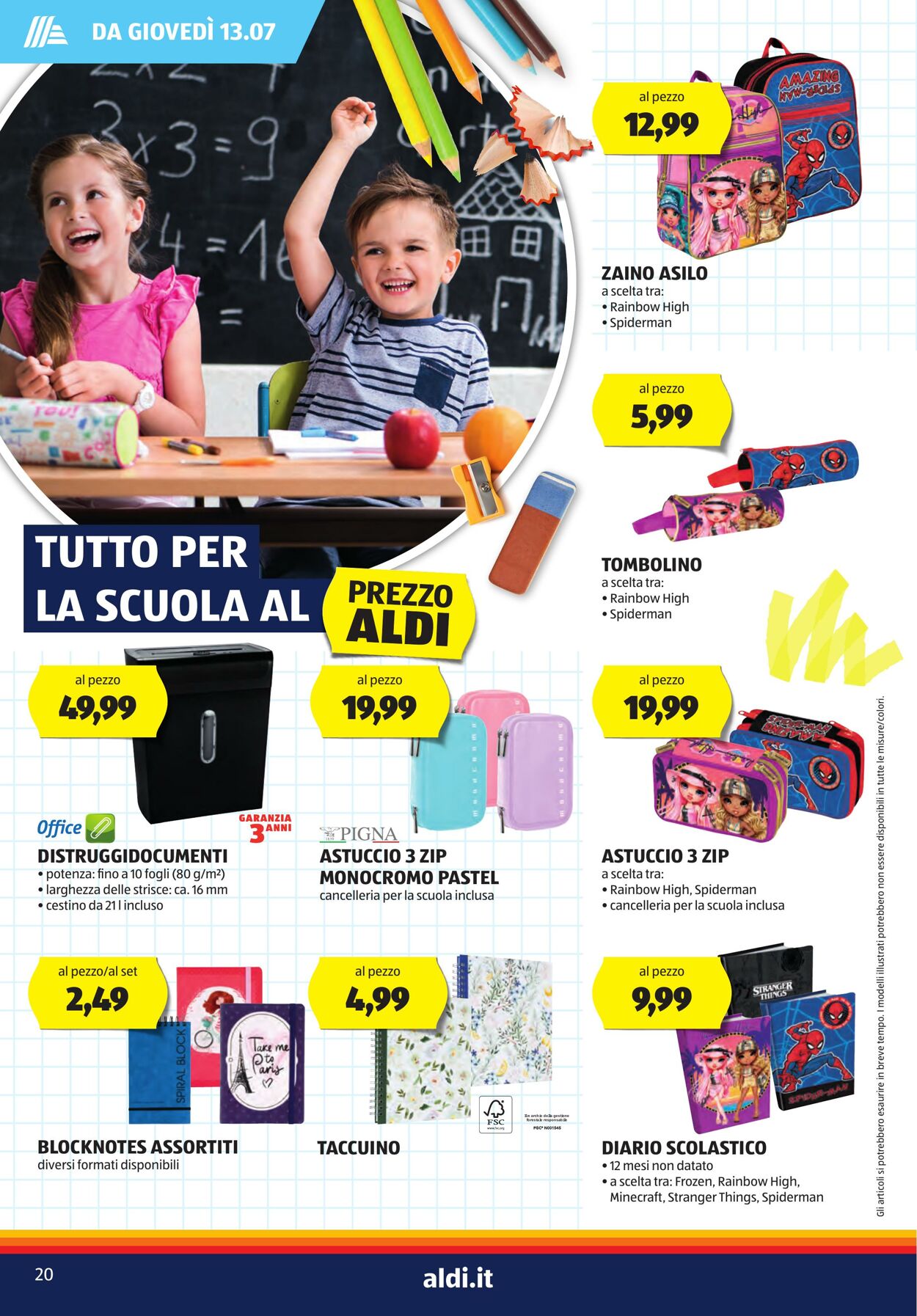 Volantino Aldi 10.07.2023 - 16.07.2023