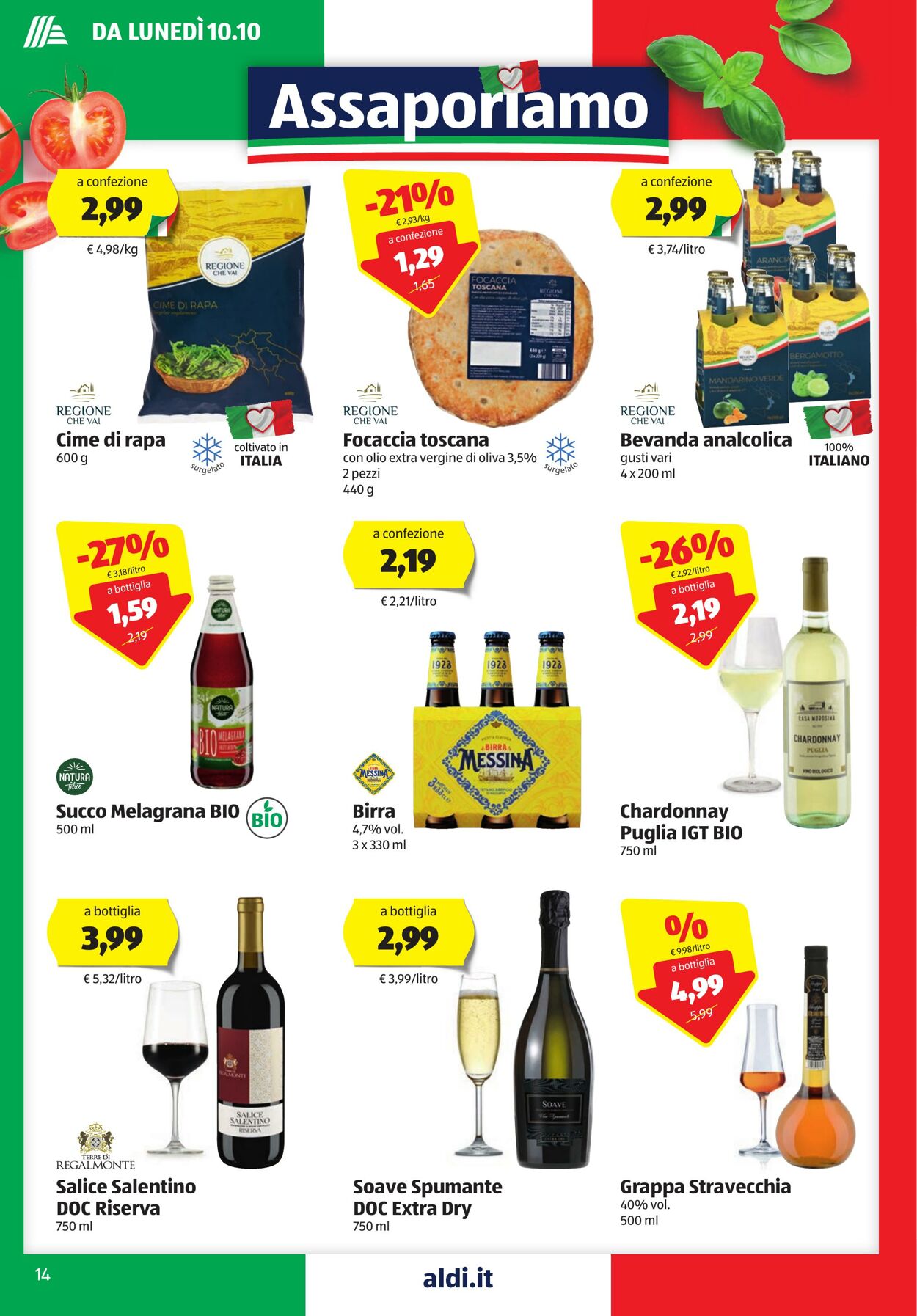 Volantino Aldi 10.10.2022 - 16.10.2022