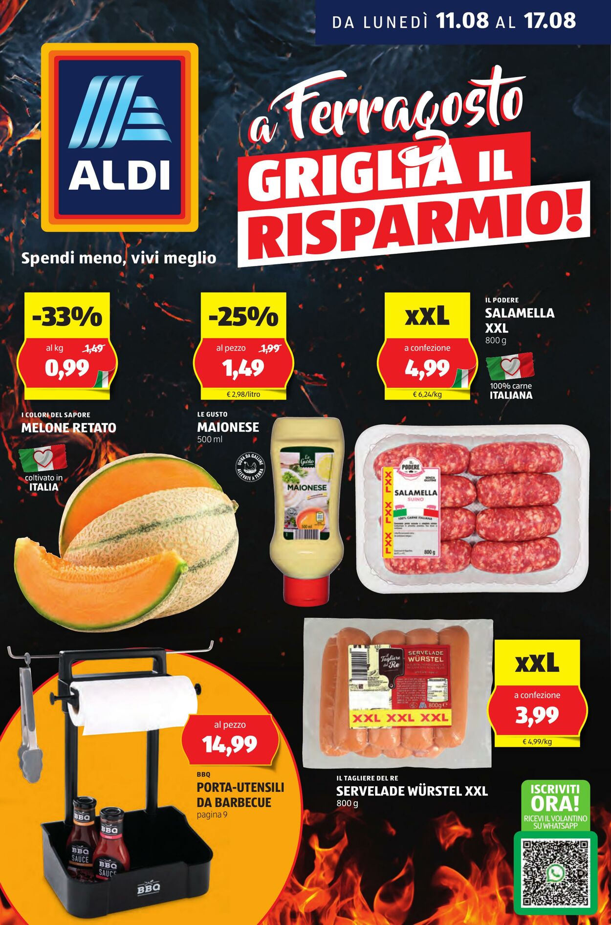 Volantino Aldi 11.08.2025 - 17.08.2025