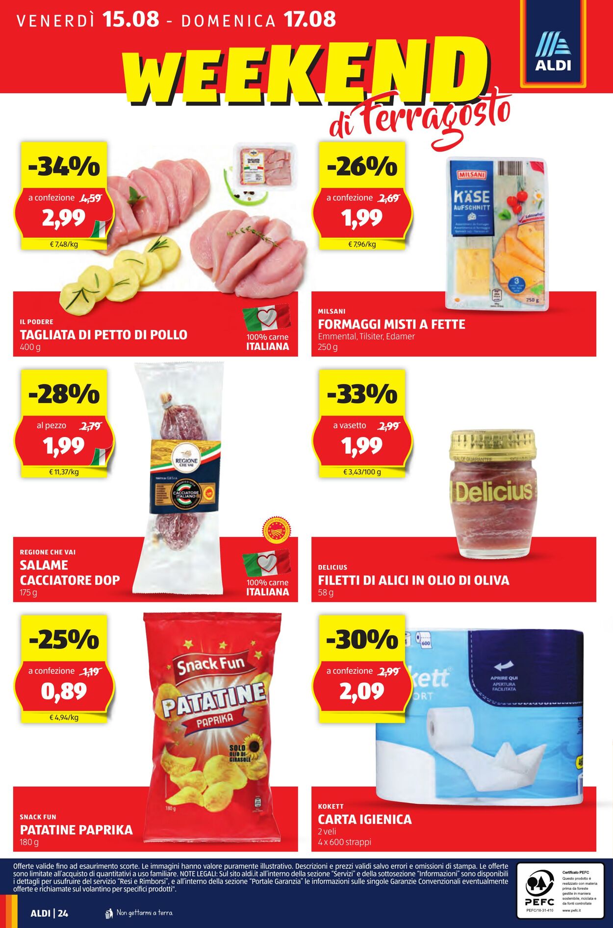 Volantino Aldi 11.08.2025 - 17.08.2025