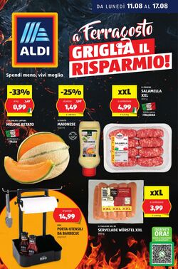Volantino Aldi 11.08.2025 - 17.08.2025