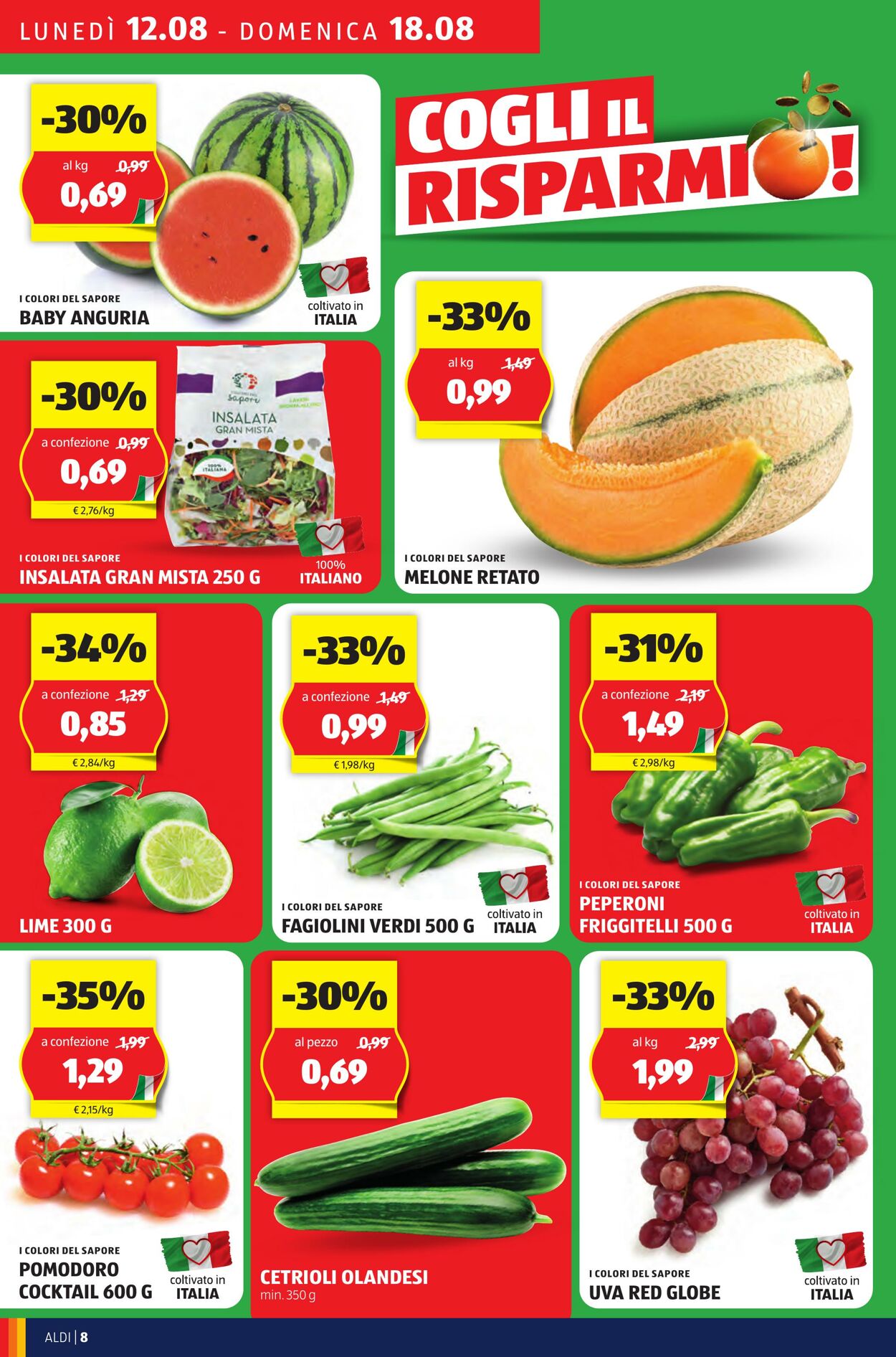 Volantino Aldi 12.08.2024 - 18.08.2024