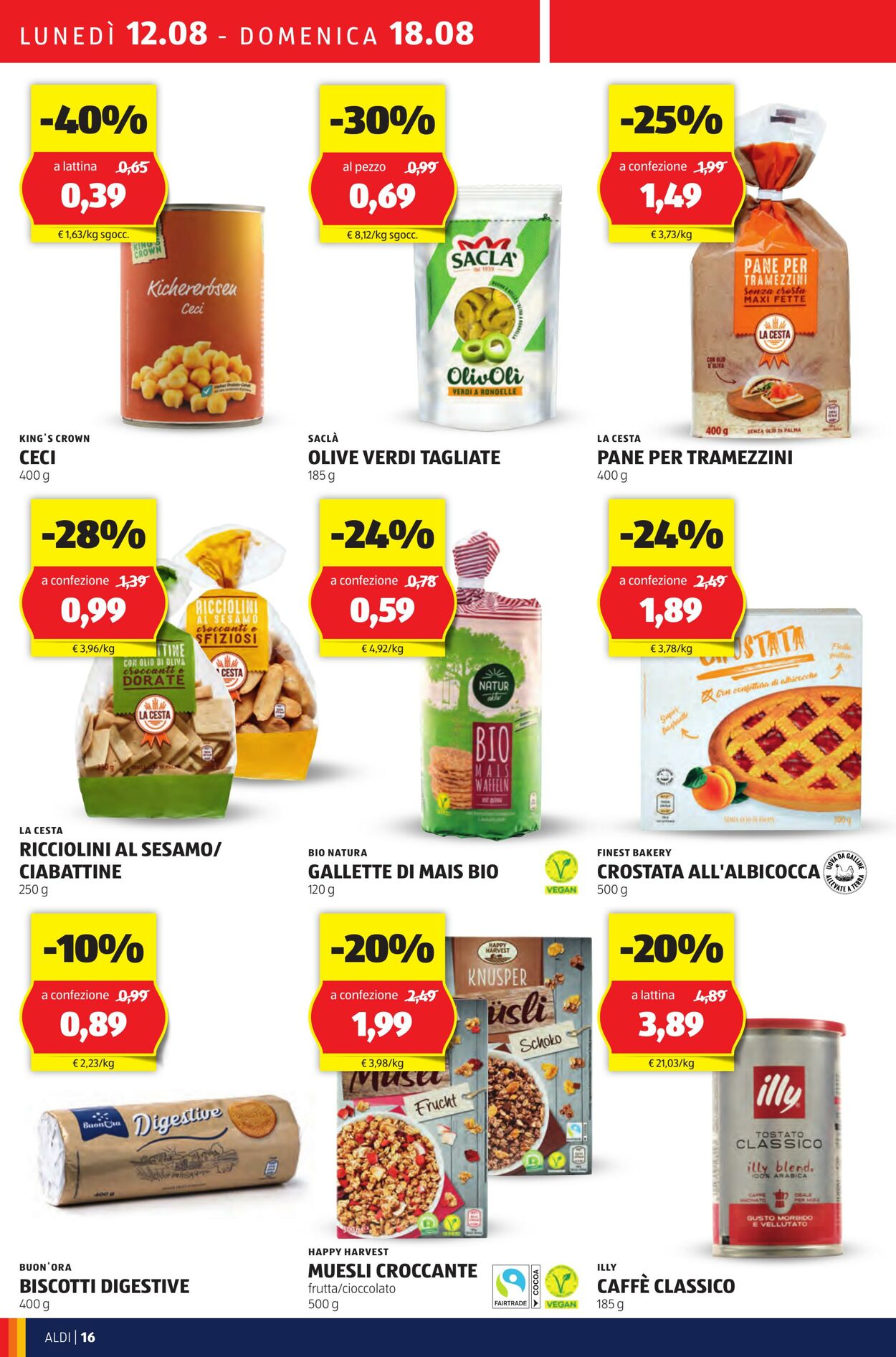 Volantino Aldi 12.08.2024 - 18.08.2024