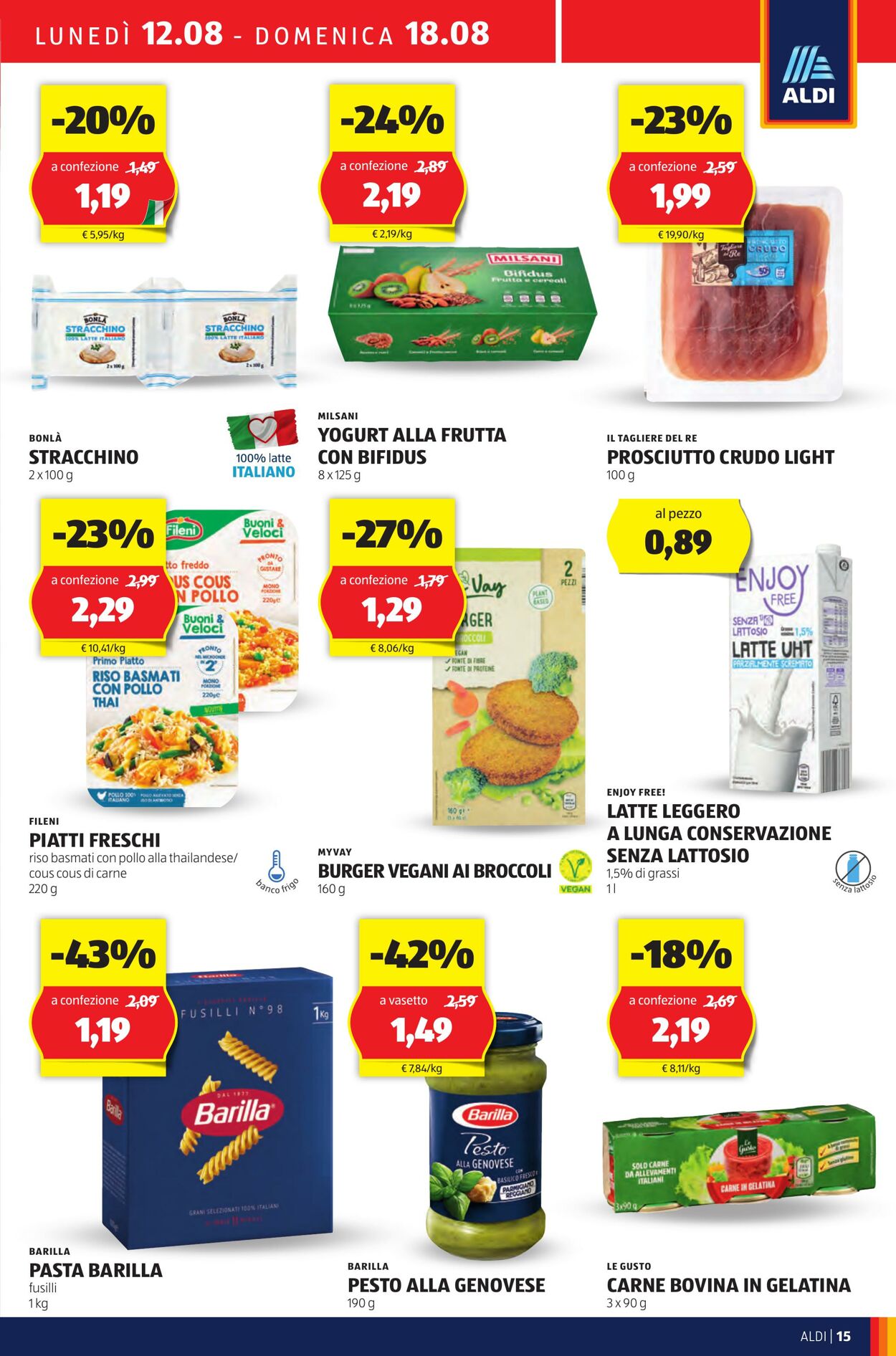 Volantino Aldi 12.08.2024 - 18.08.2024