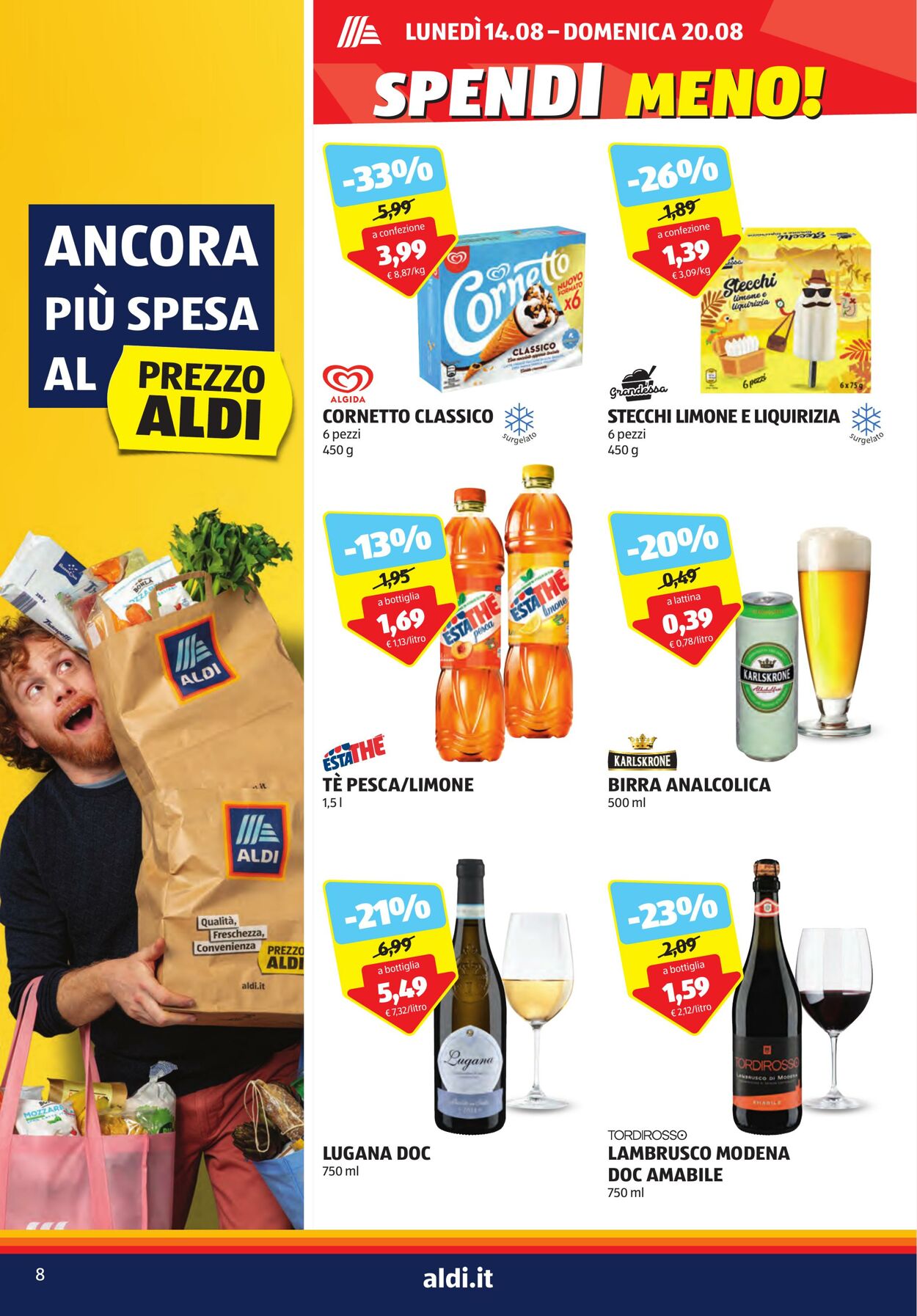 Volantino Aldi 14.08.2023 - 20.08.2023