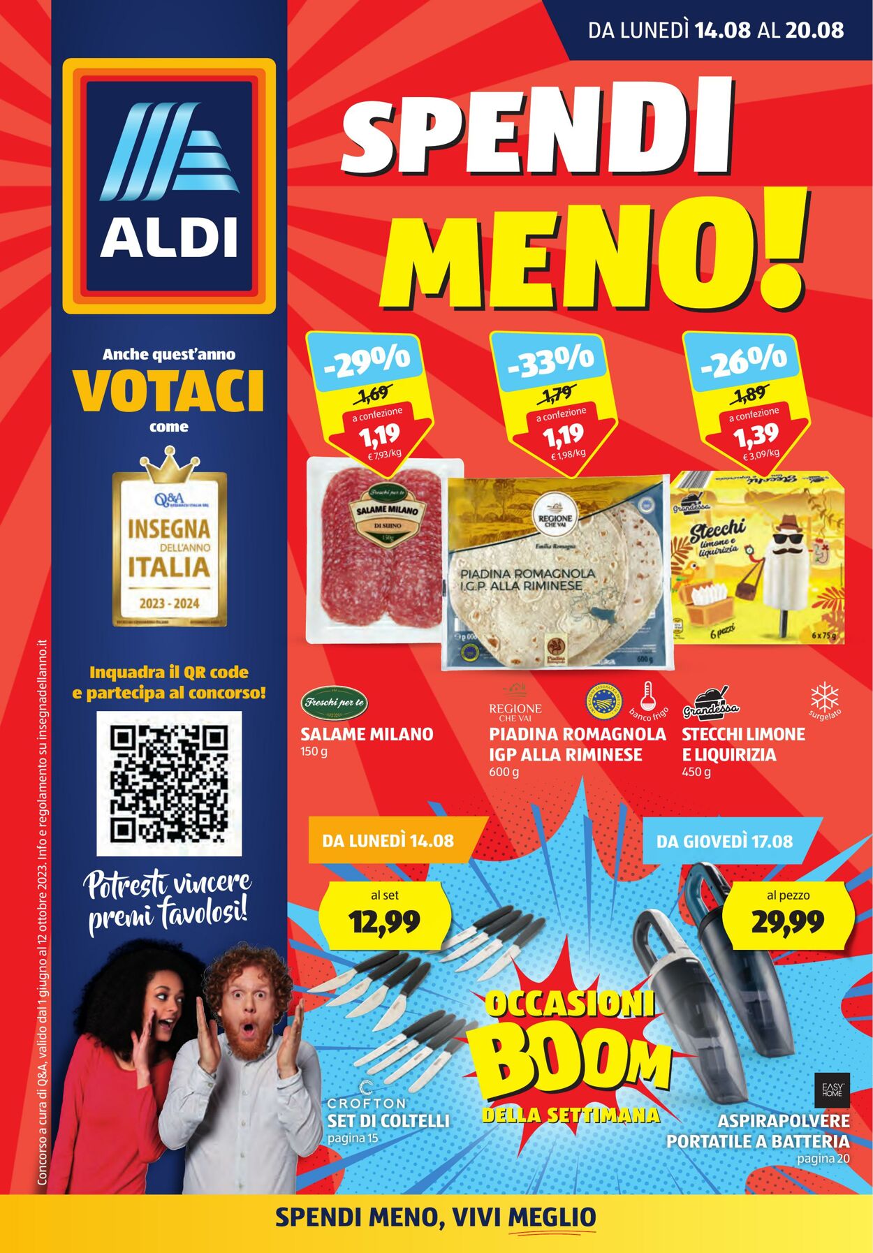 Volantino Aldi 14.08.2023 - 20.08.2023