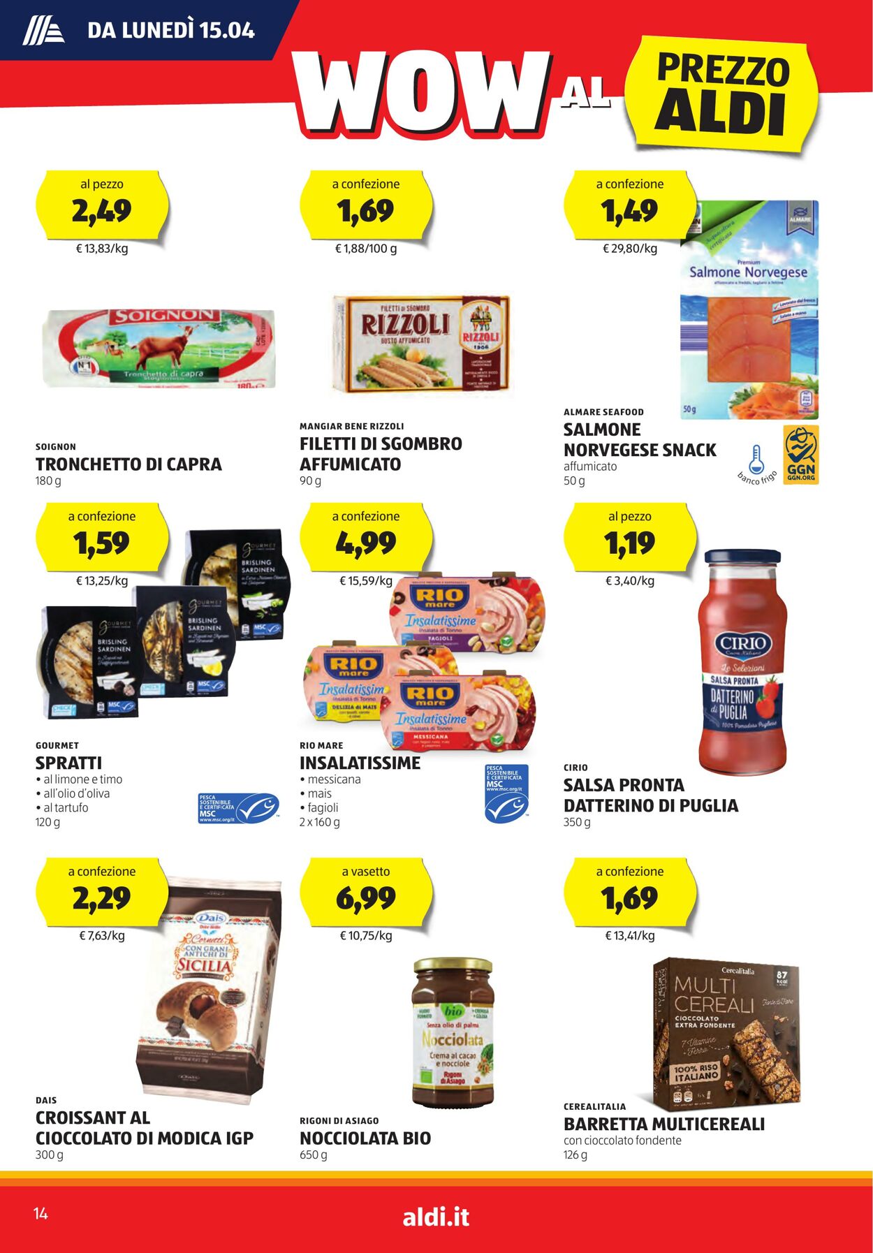 Volantino Aldi 15.04.2024 - 21.04.2024