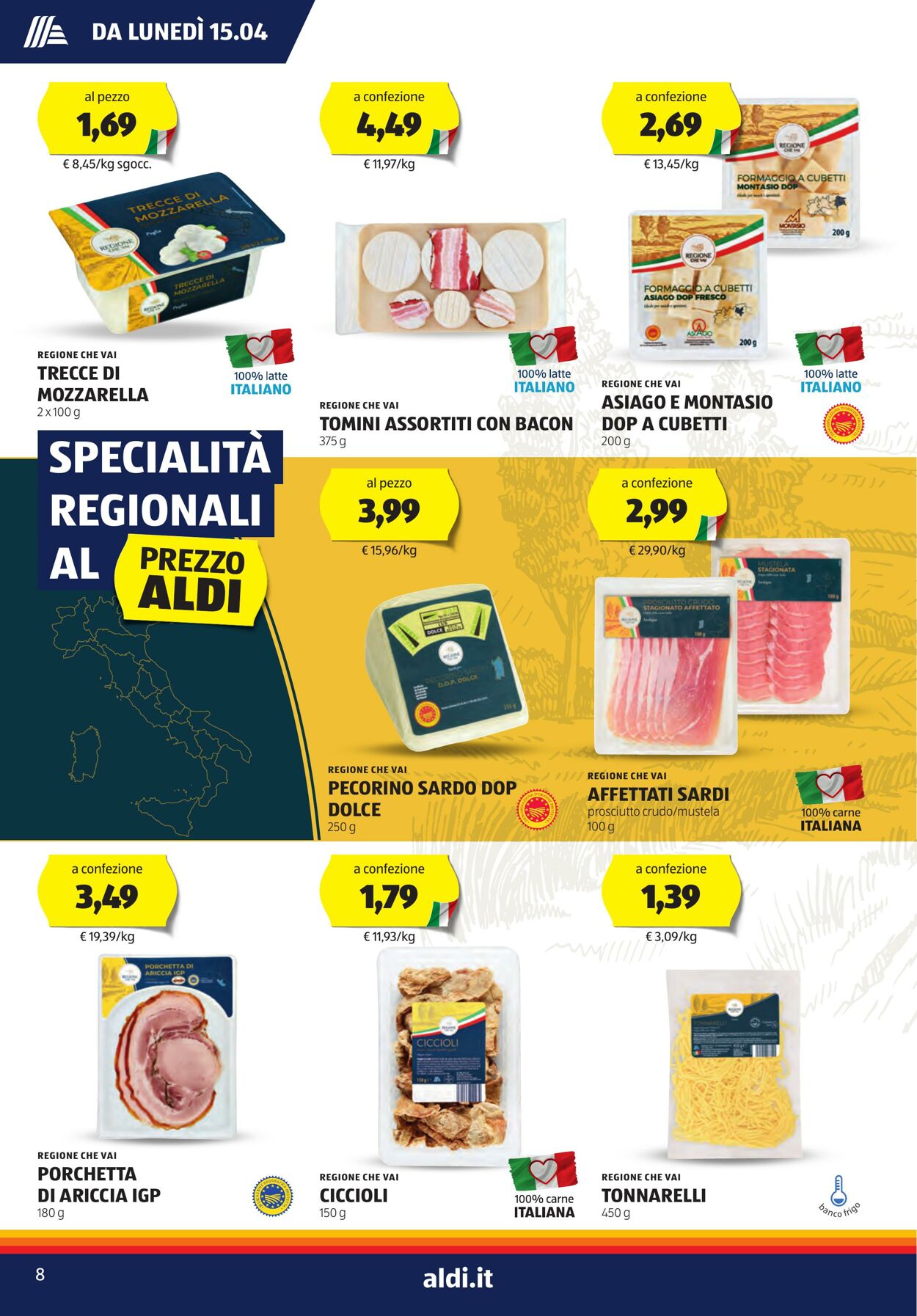 Volantino Aldi 15.04.2024 - 21.04.2024