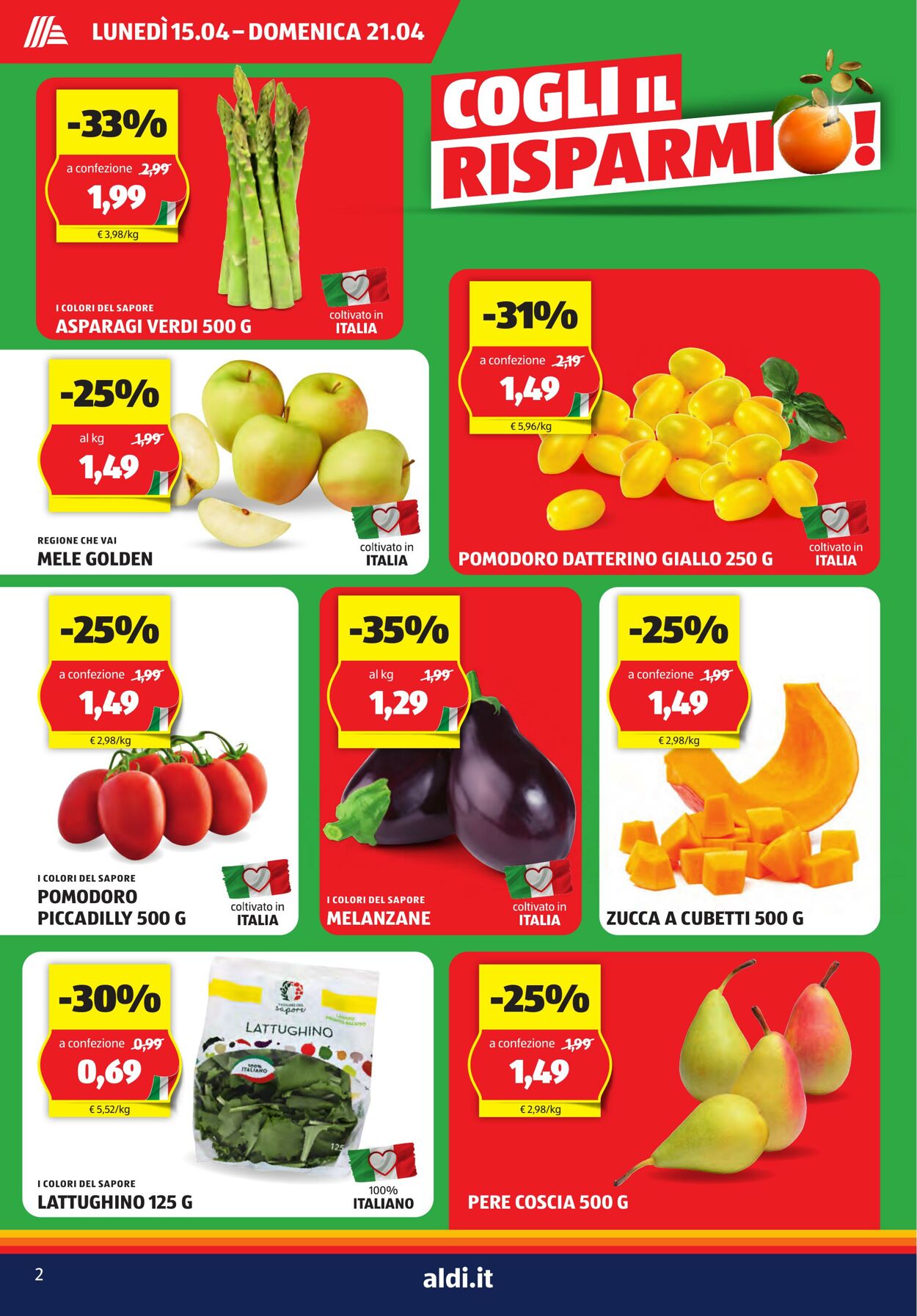 Volantino Aldi 15.04.2024 - 21.04.2024