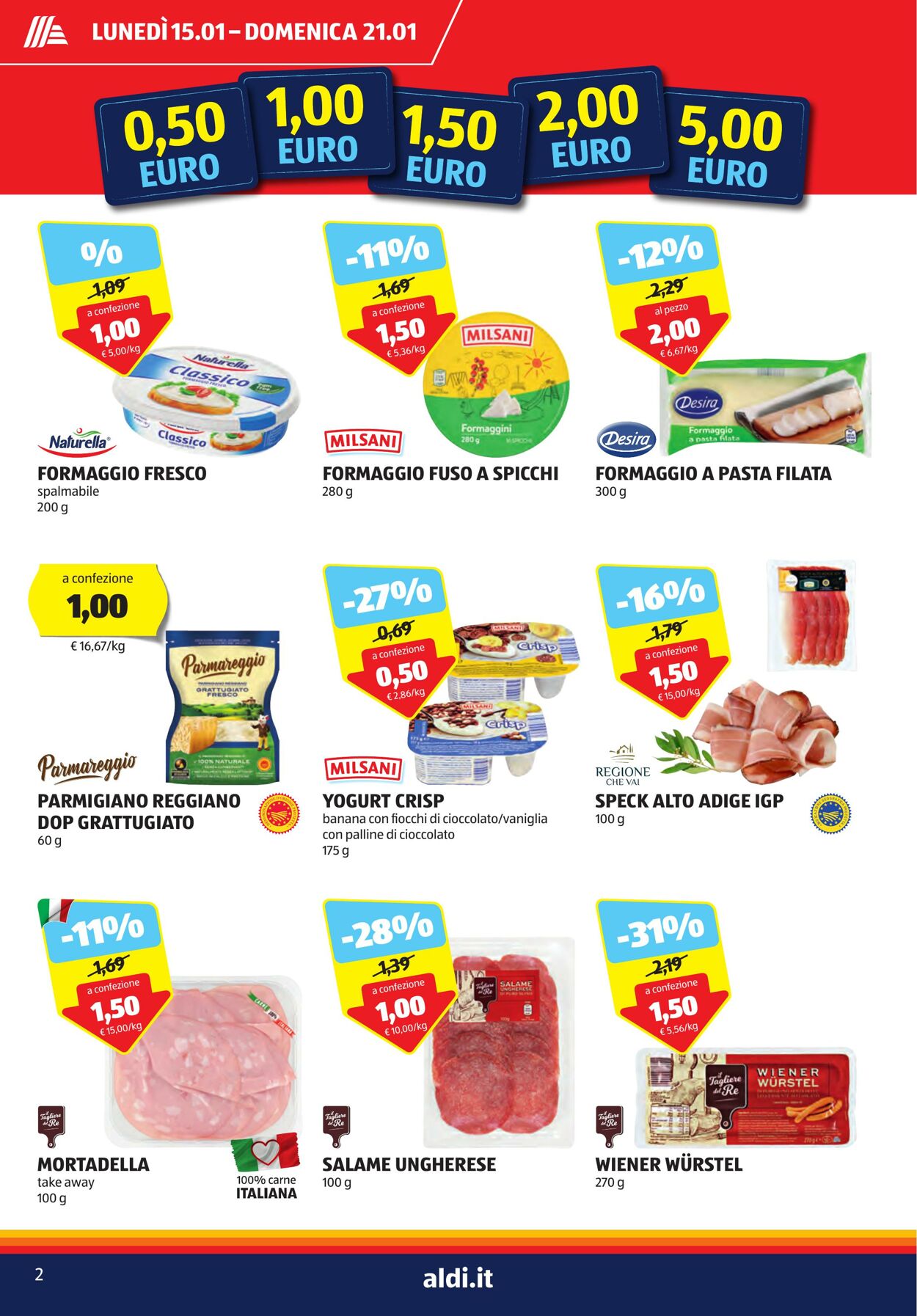 Volantino Aldi 15.01.2024 - 21.01.2024