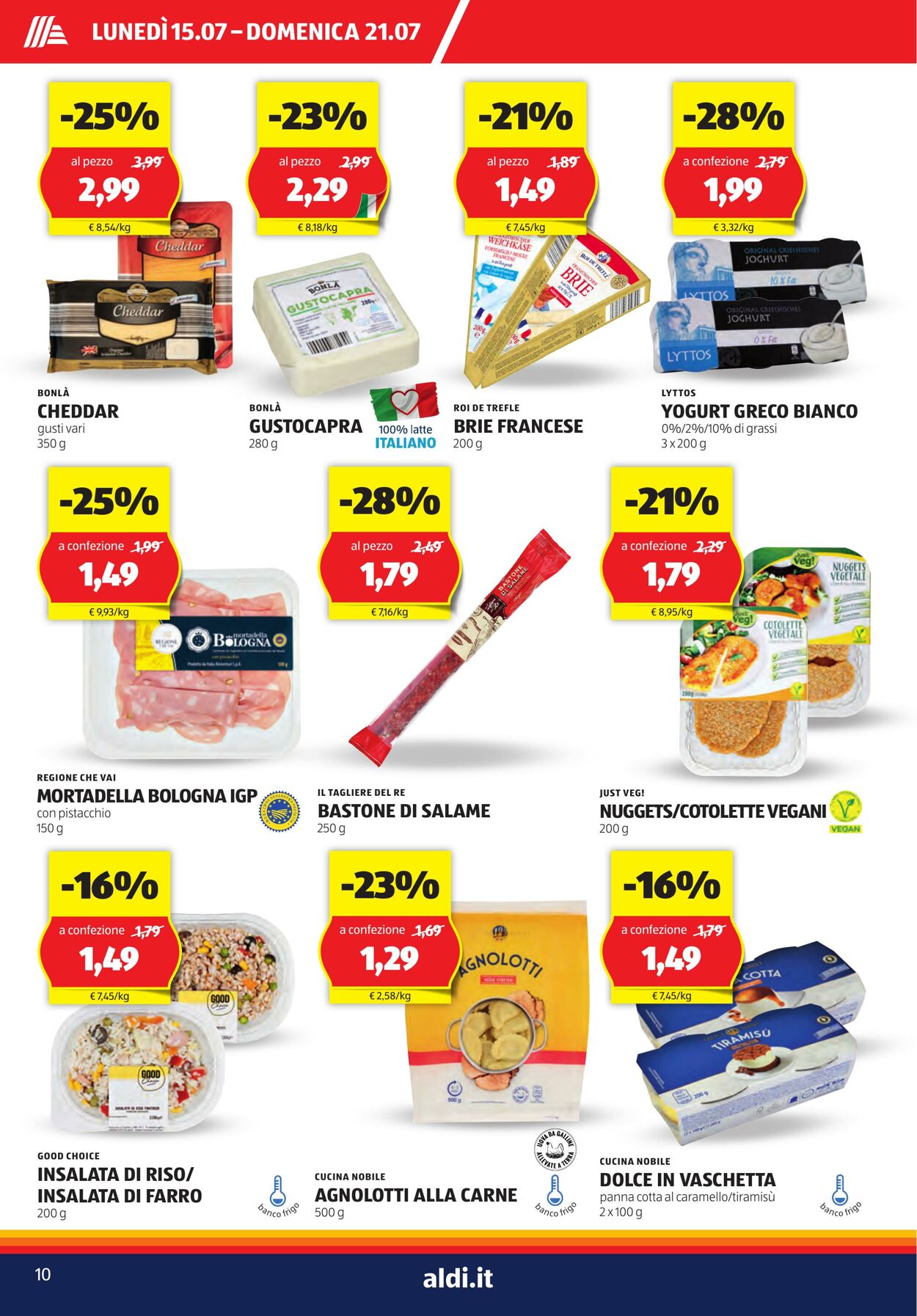 Volantino Aldi 15.07.2024 - 21.07.2024