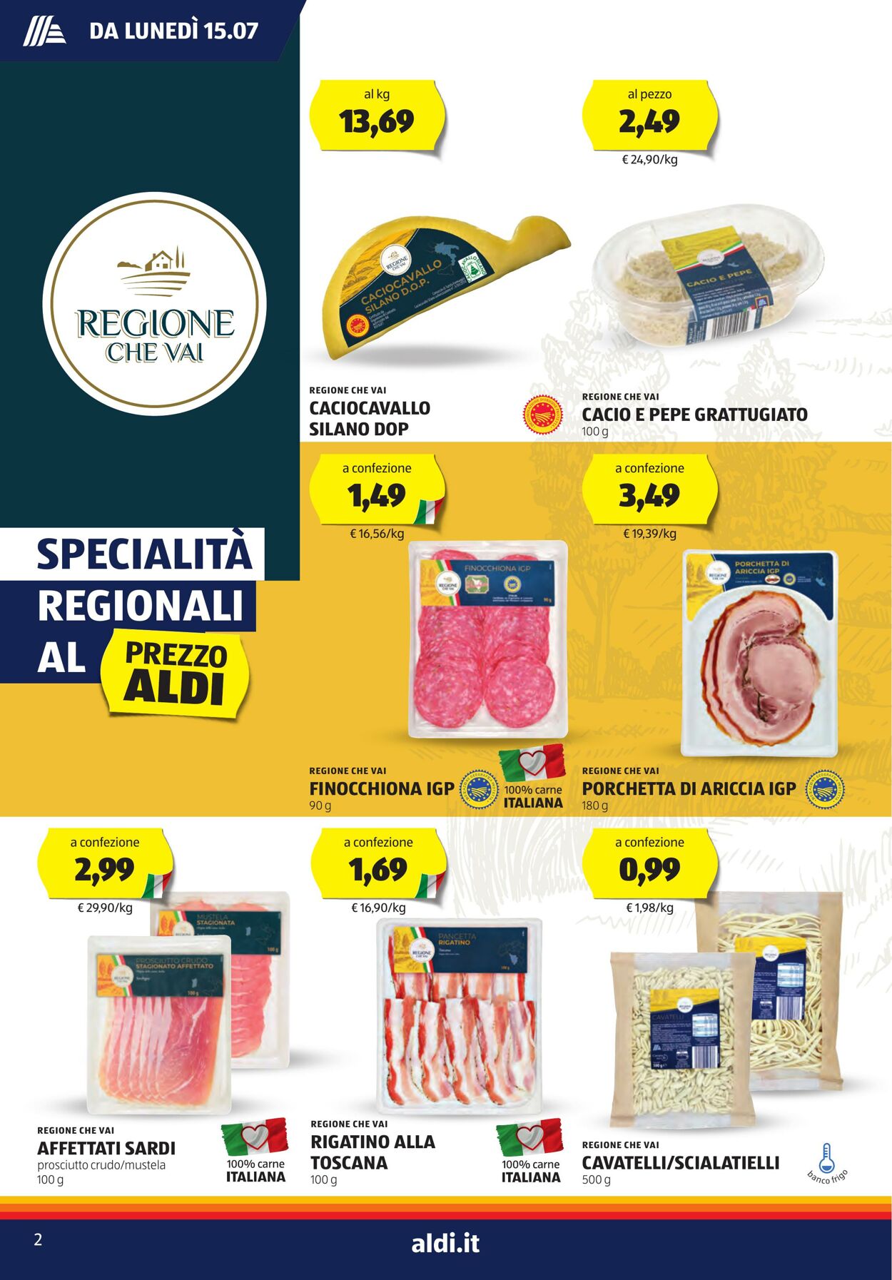 Volantino Aldi 15.07.2024 - 21.07.2024