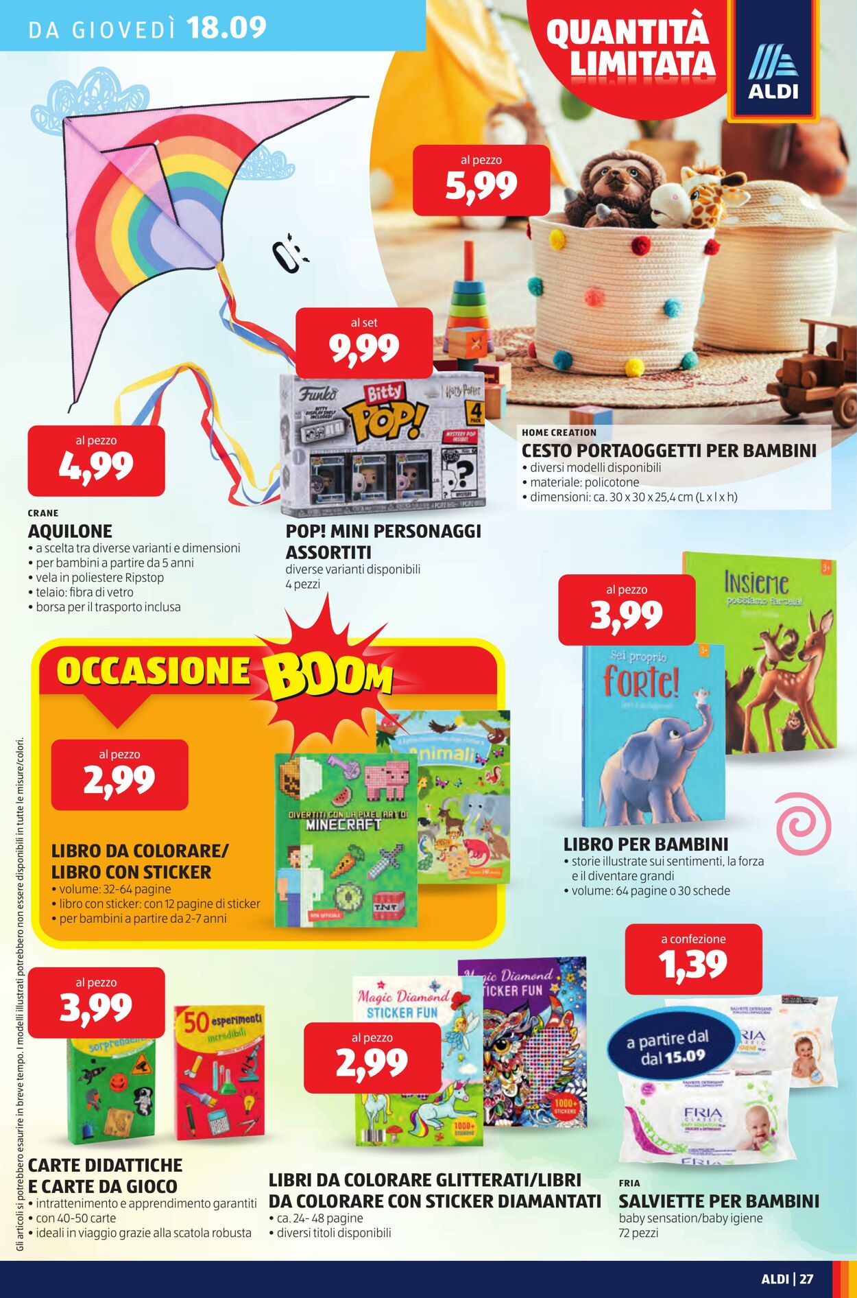 Volantino Aldi 15.09.2025 - 21.09.2025