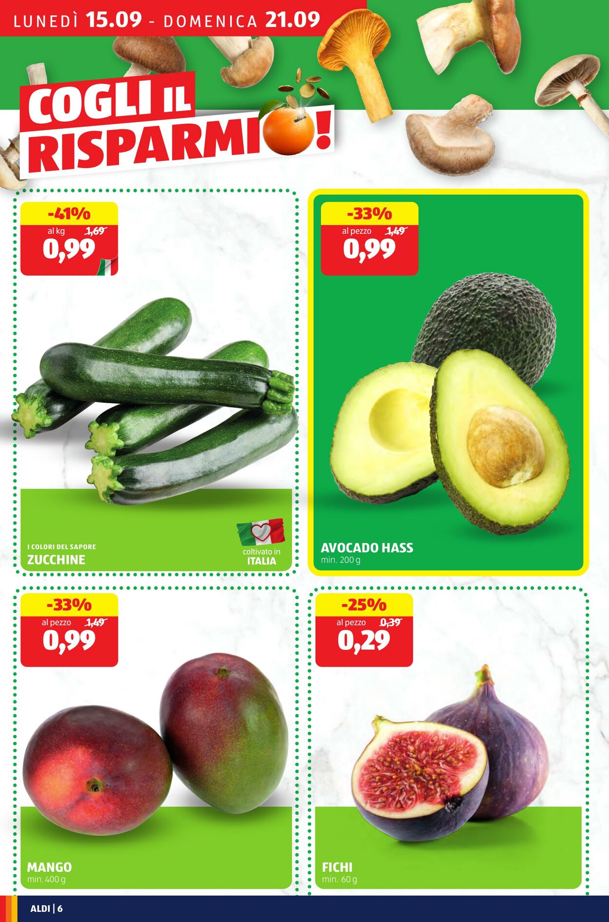 Volantino Aldi 15.09.2025 - 21.09.2025