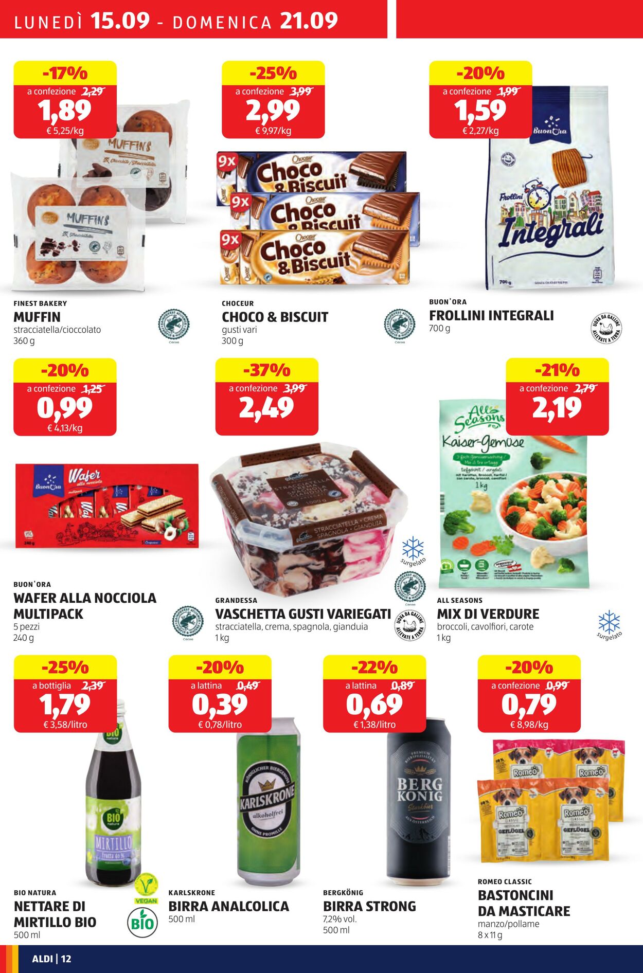 Volantino Aldi 15.09.2025 - 21.09.2025