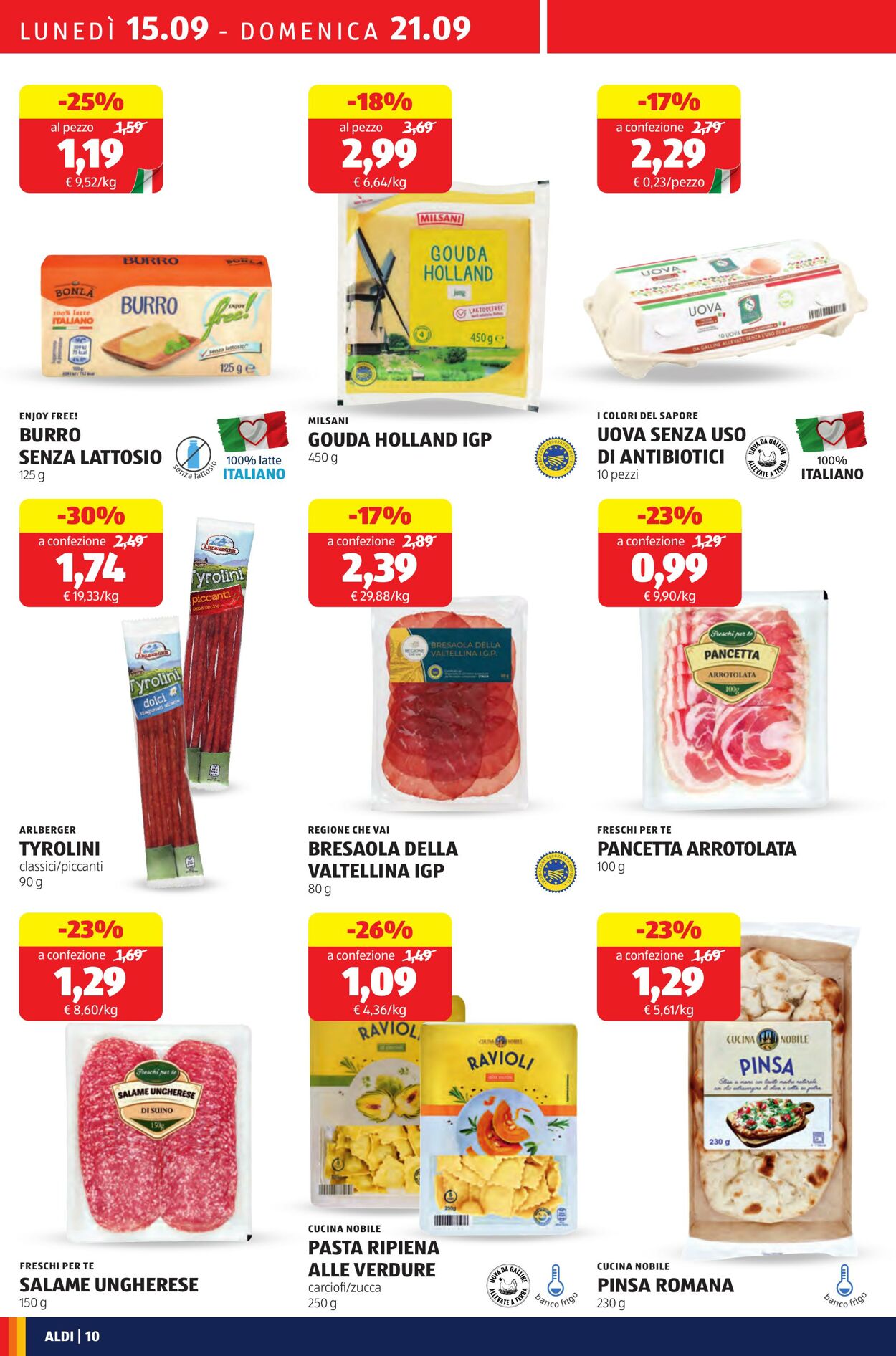 Volantino Aldi 15.09.2025 - 21.09.2025