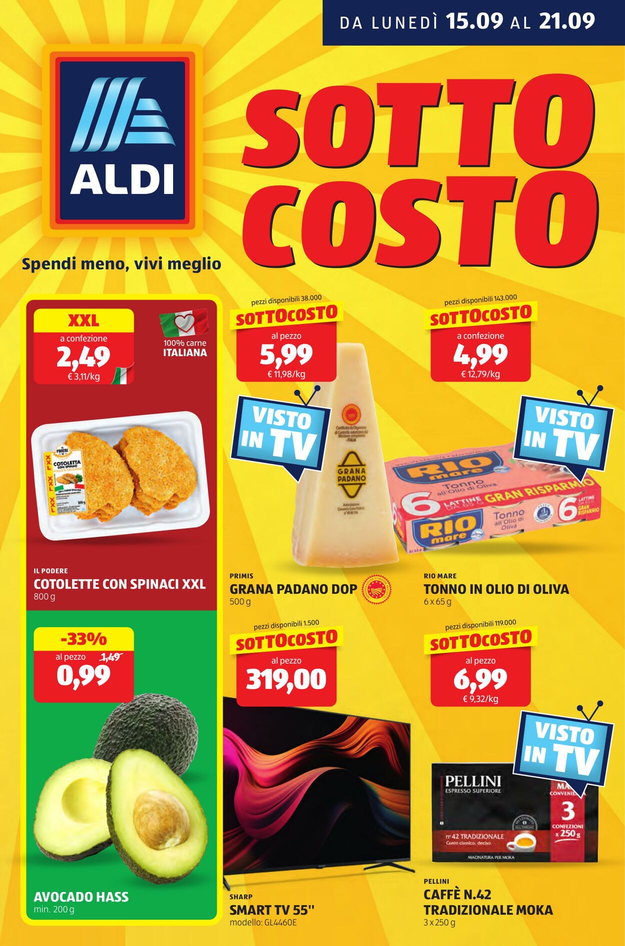Volantino Aldi 15.09.2025 - 21.09.2025