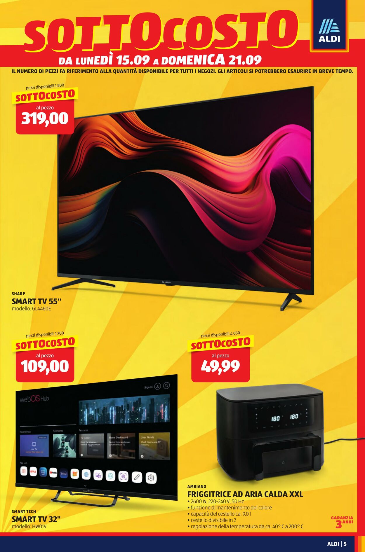 Volantino Aldi 15.09.2025 - 21.09.2025