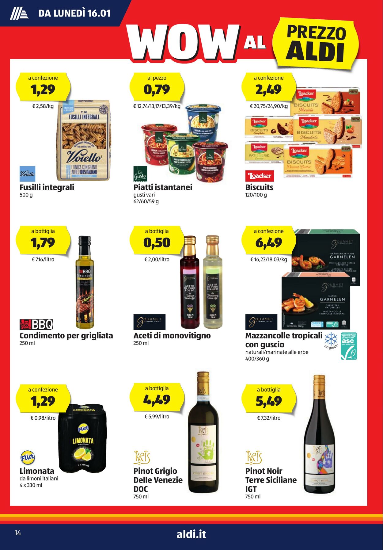 Volantino Aldi 16.01.2023 - 22.01.2023