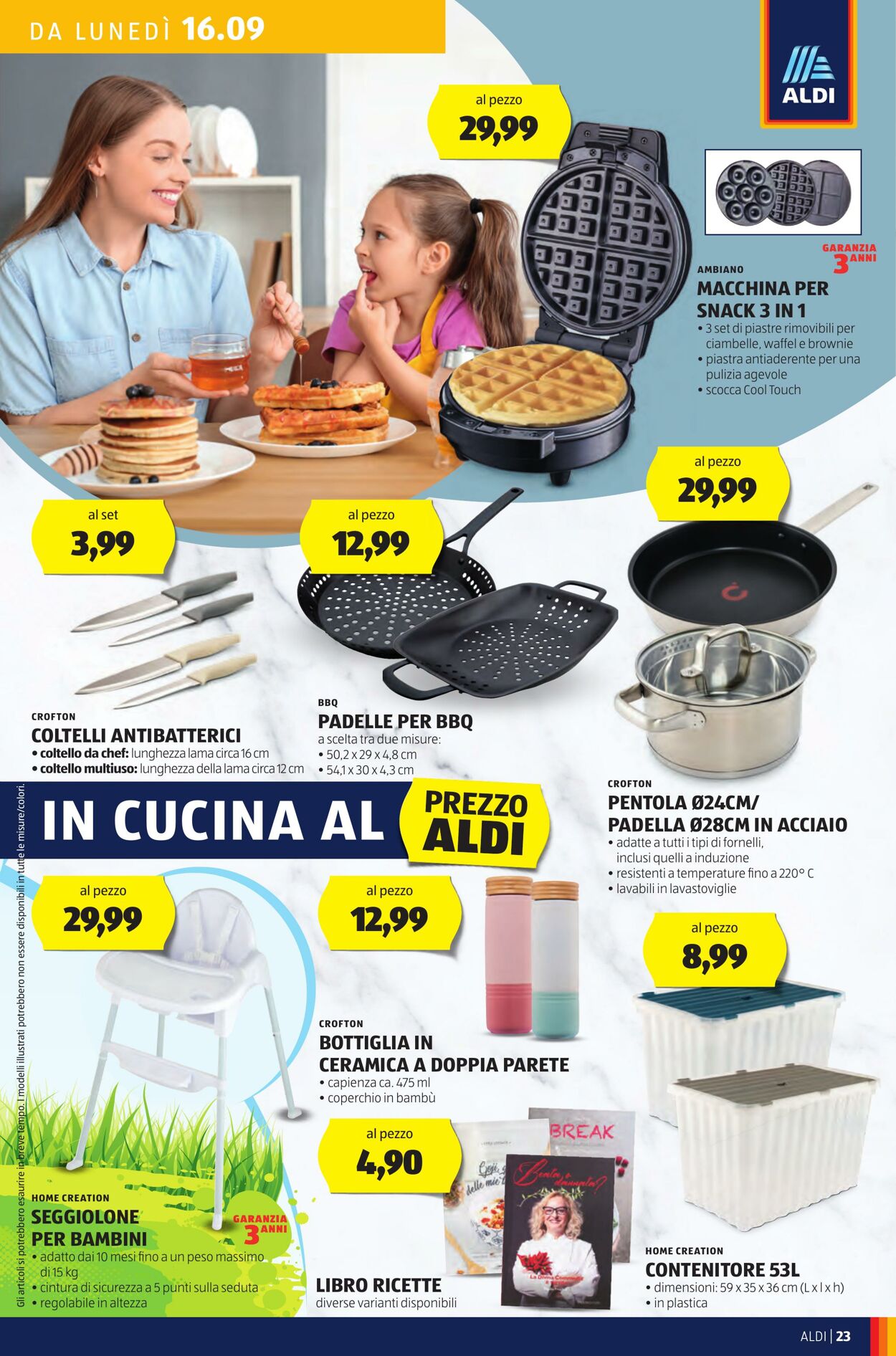 Volantino Aldi 16.09.2024 - 22.09.2024