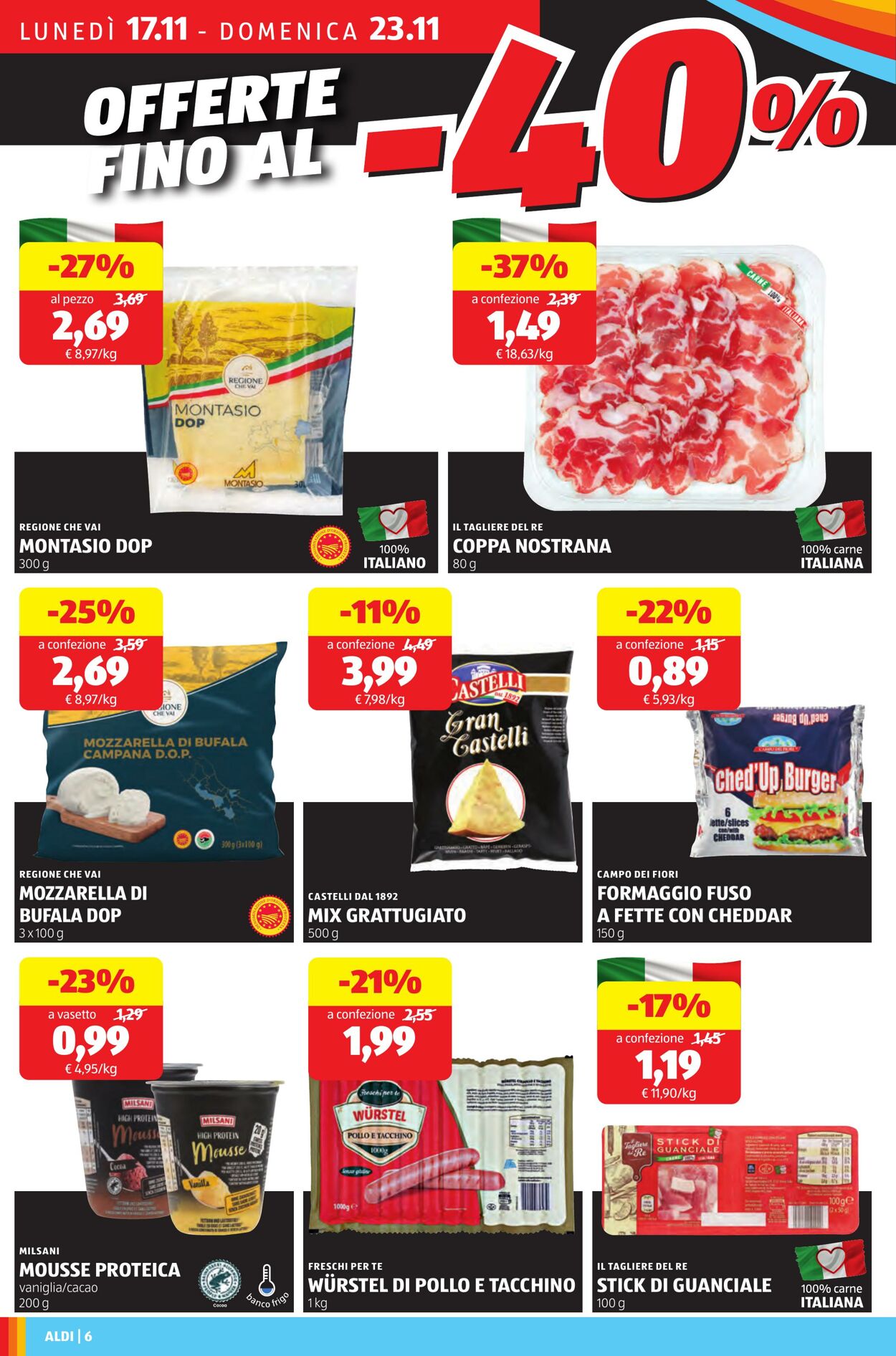 Volantino Aldi 17.11.2025 - 23.11.2025