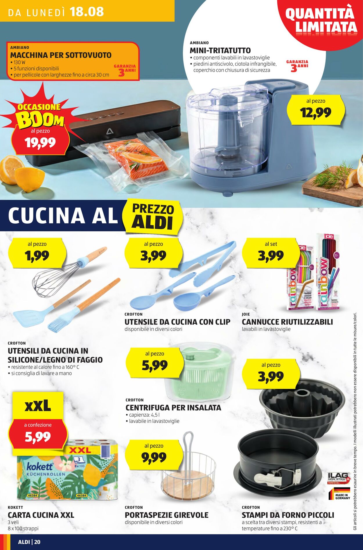 Volantino Aldi 18.08.2025 - 24.08.2025