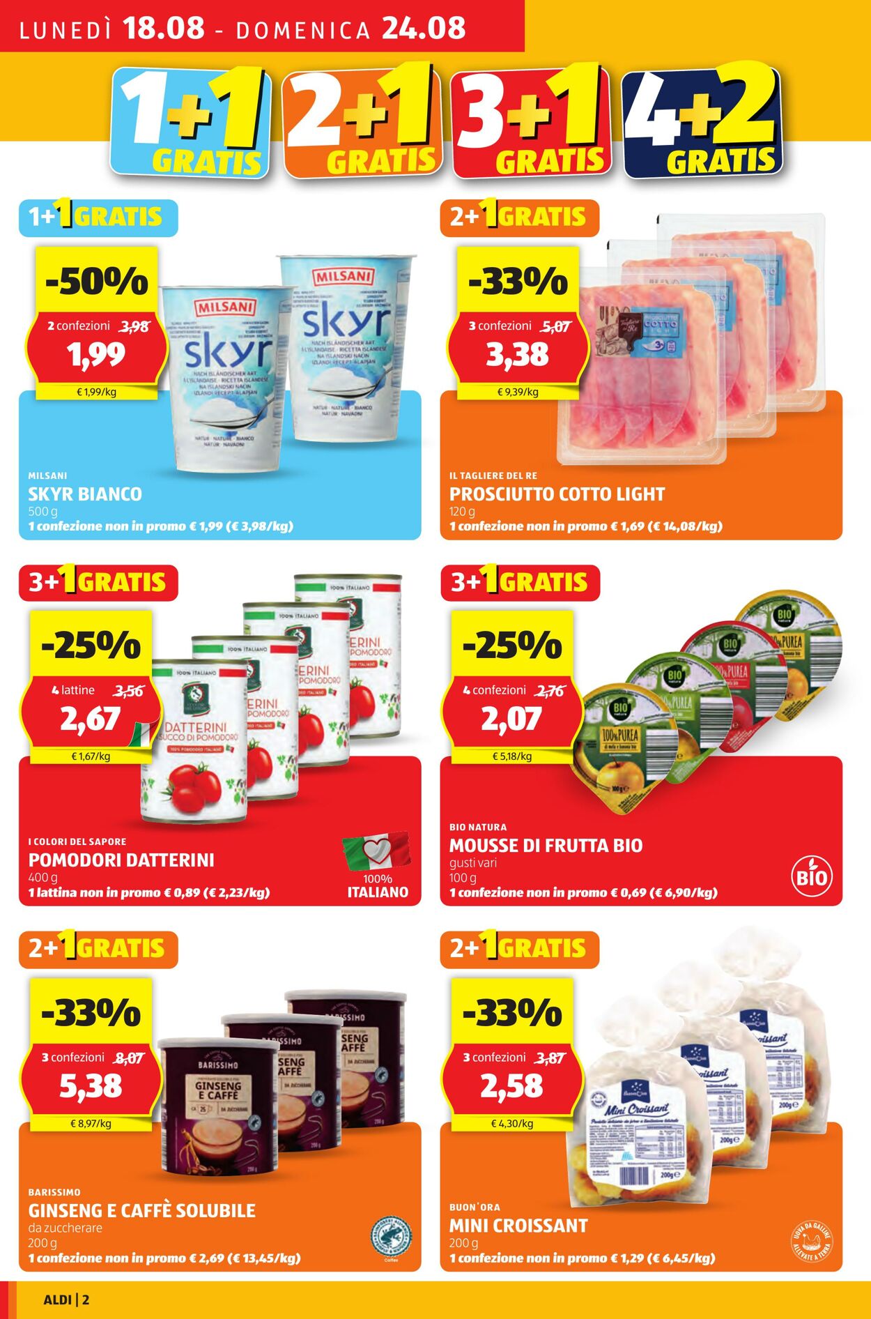 Volantino Aldi 18.08.2025 - 24.08.2025