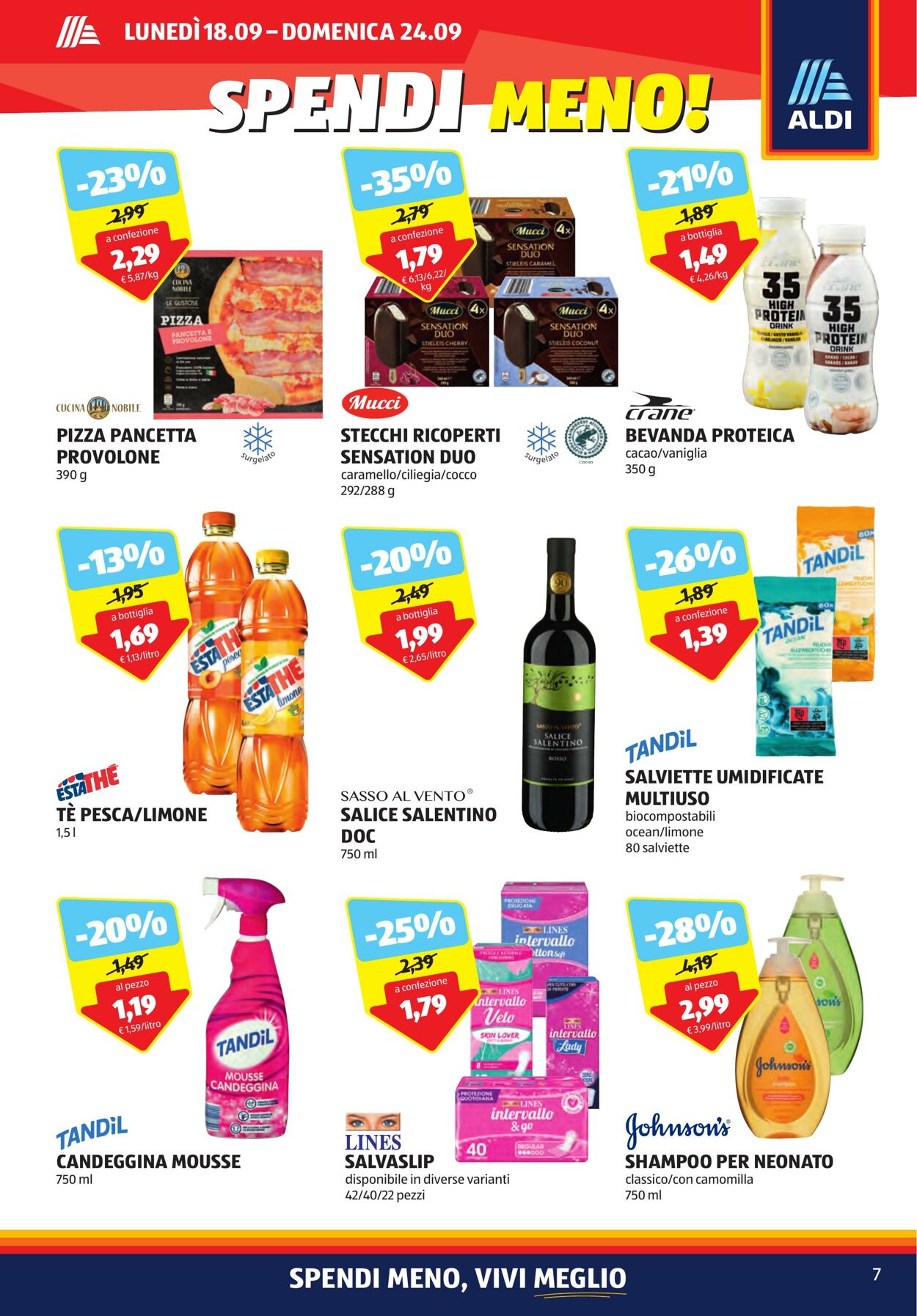 Volantino Aldi 18.09.2023 - 24.09.2023