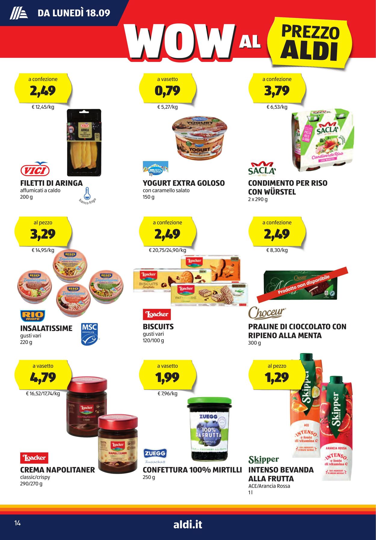 Volantino Aldi 18.09.2023 - 24.09.2023