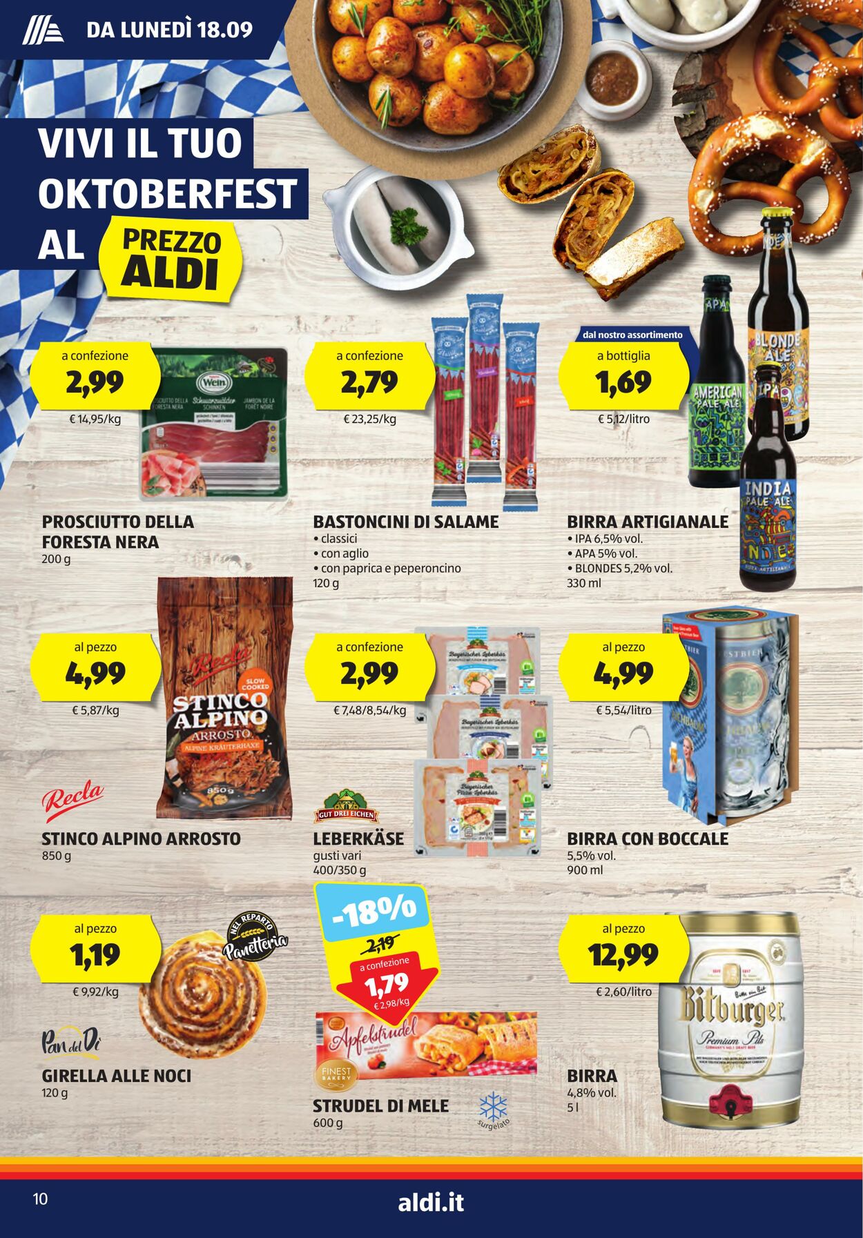 Volantino Aldi 18.09.2023 - 24.09.2023