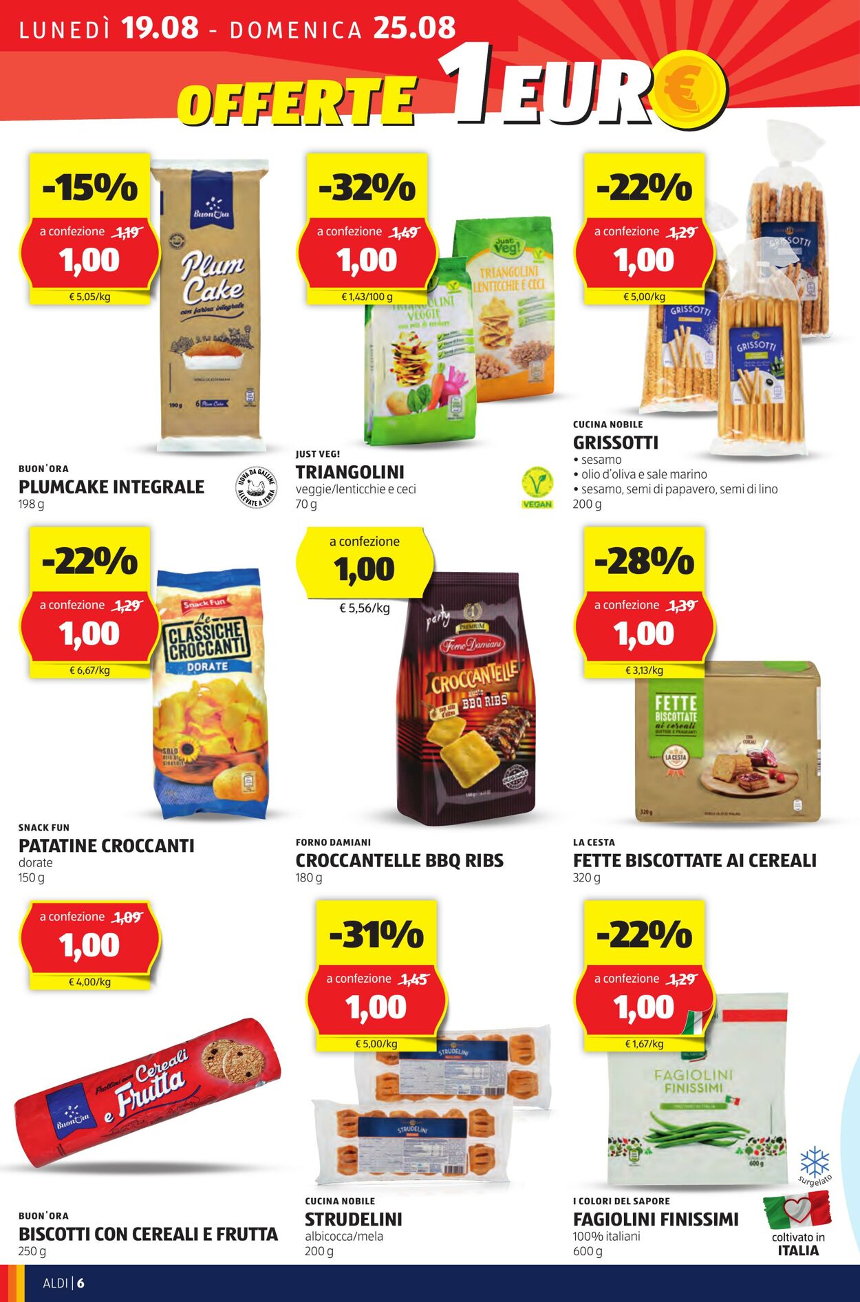 Volantino Aldi 19.08.2024 - 25.08.2024