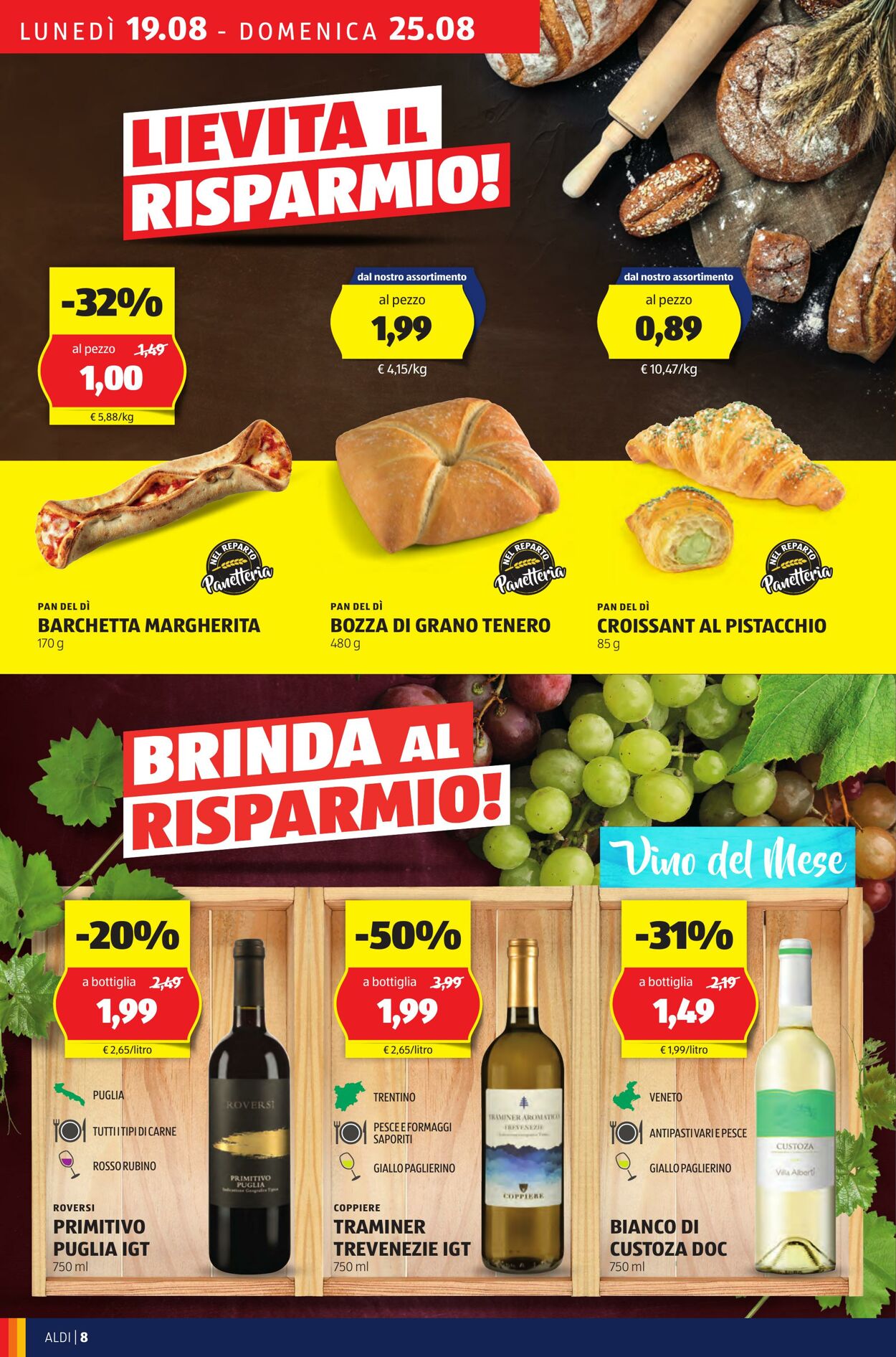 Volantino Aldi 19.08.2024 - 25.08.2024