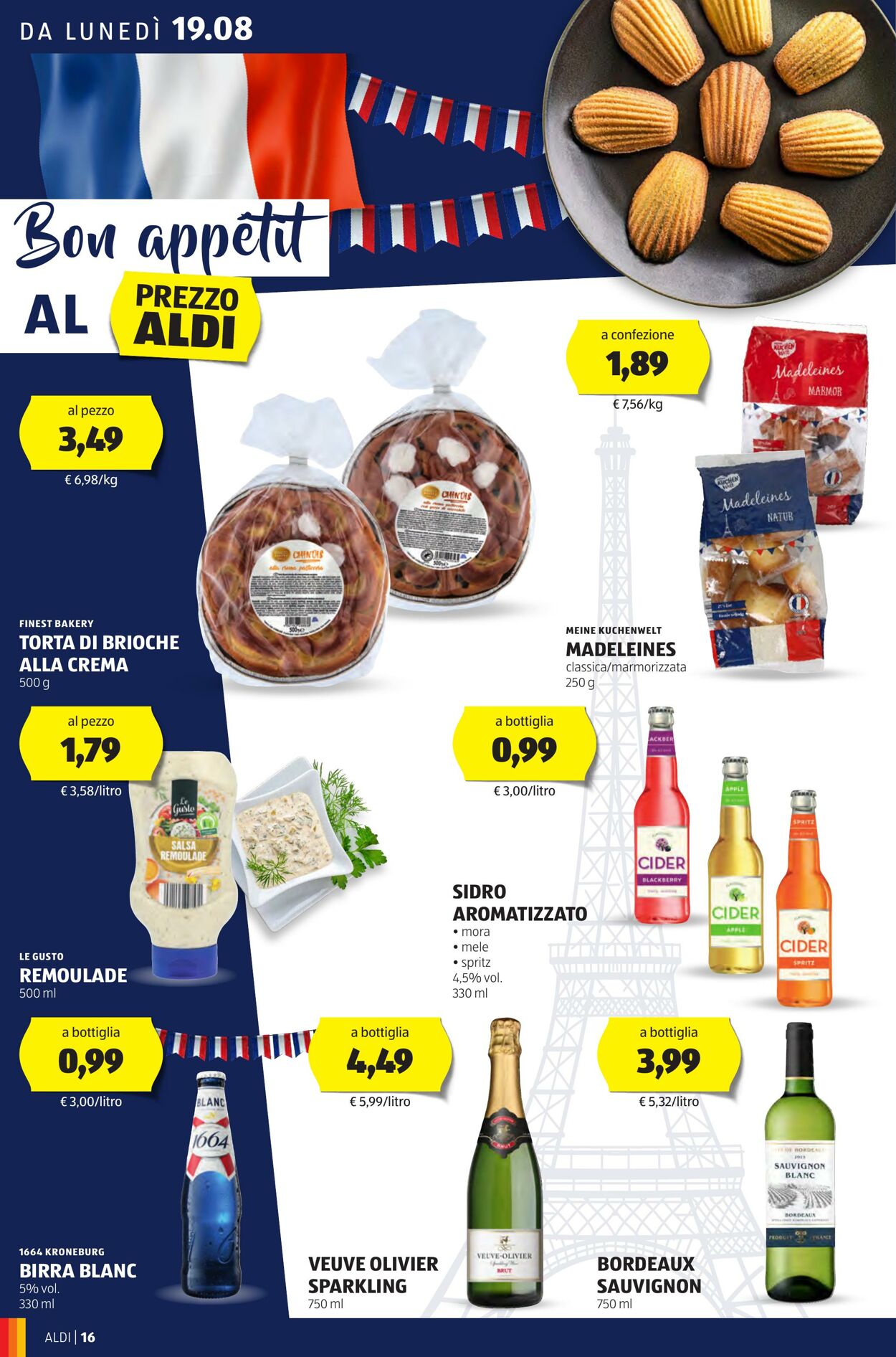 Volantino Aldi 19.08.2024 - 25.08.2024