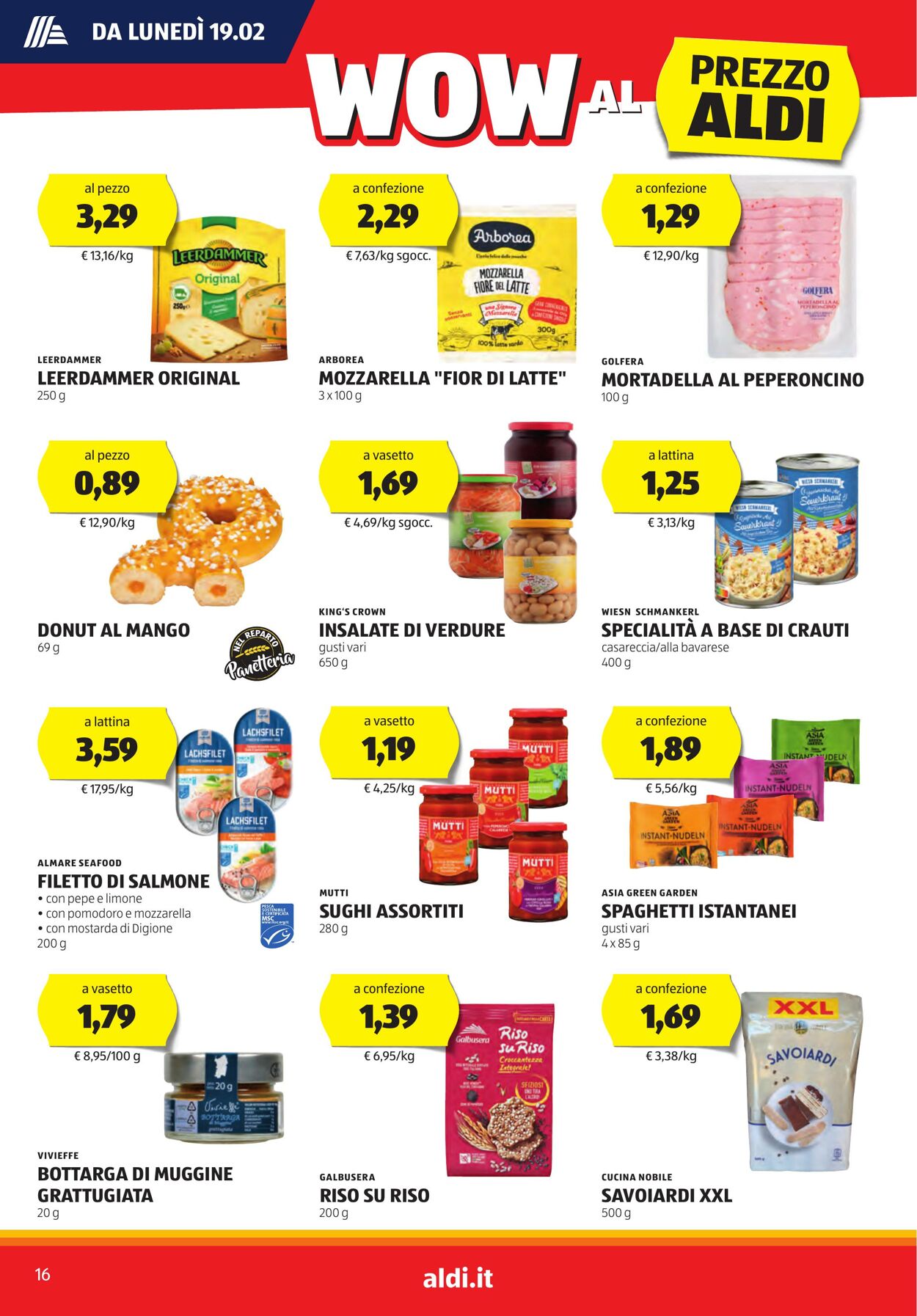 Volantino Aldi 19.02.2024 - 25.02.2024