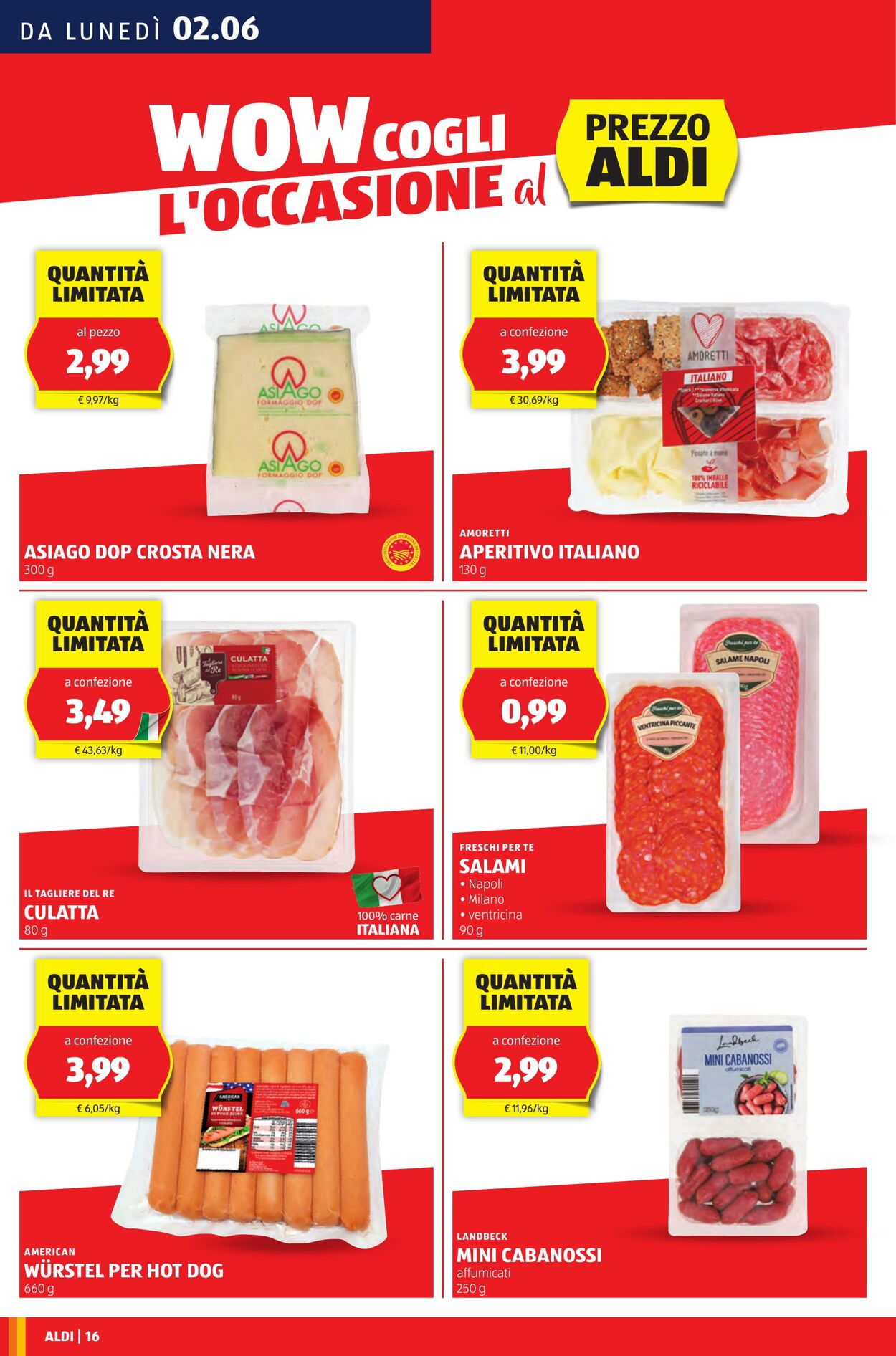Volantino Aldi 02.06.2025 - 08.06.2025