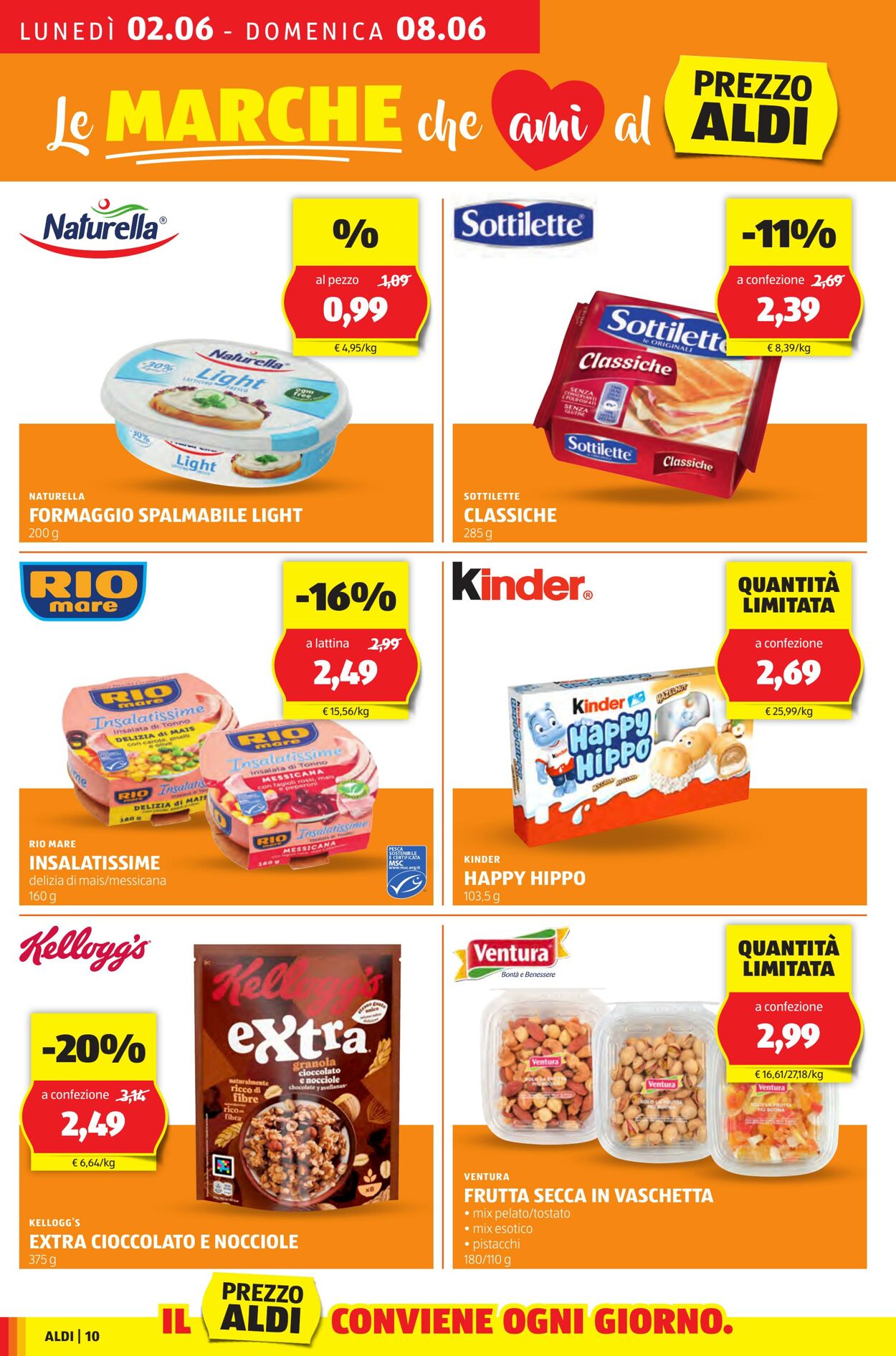 Volantino Aldi 02.06.2025 - 08.06.2025