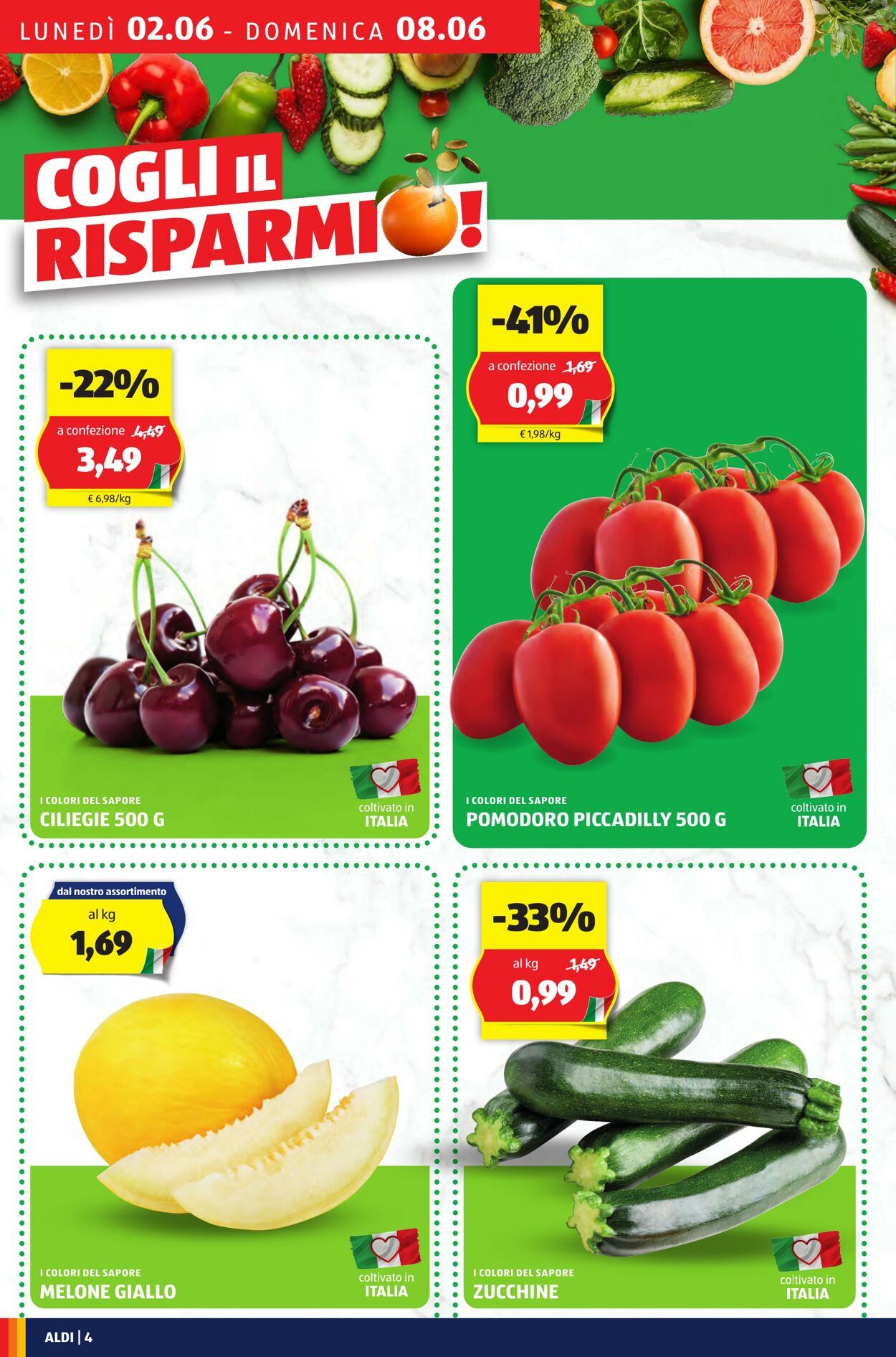 Volantino Aldi 02.06.2025 - 08.06.2025