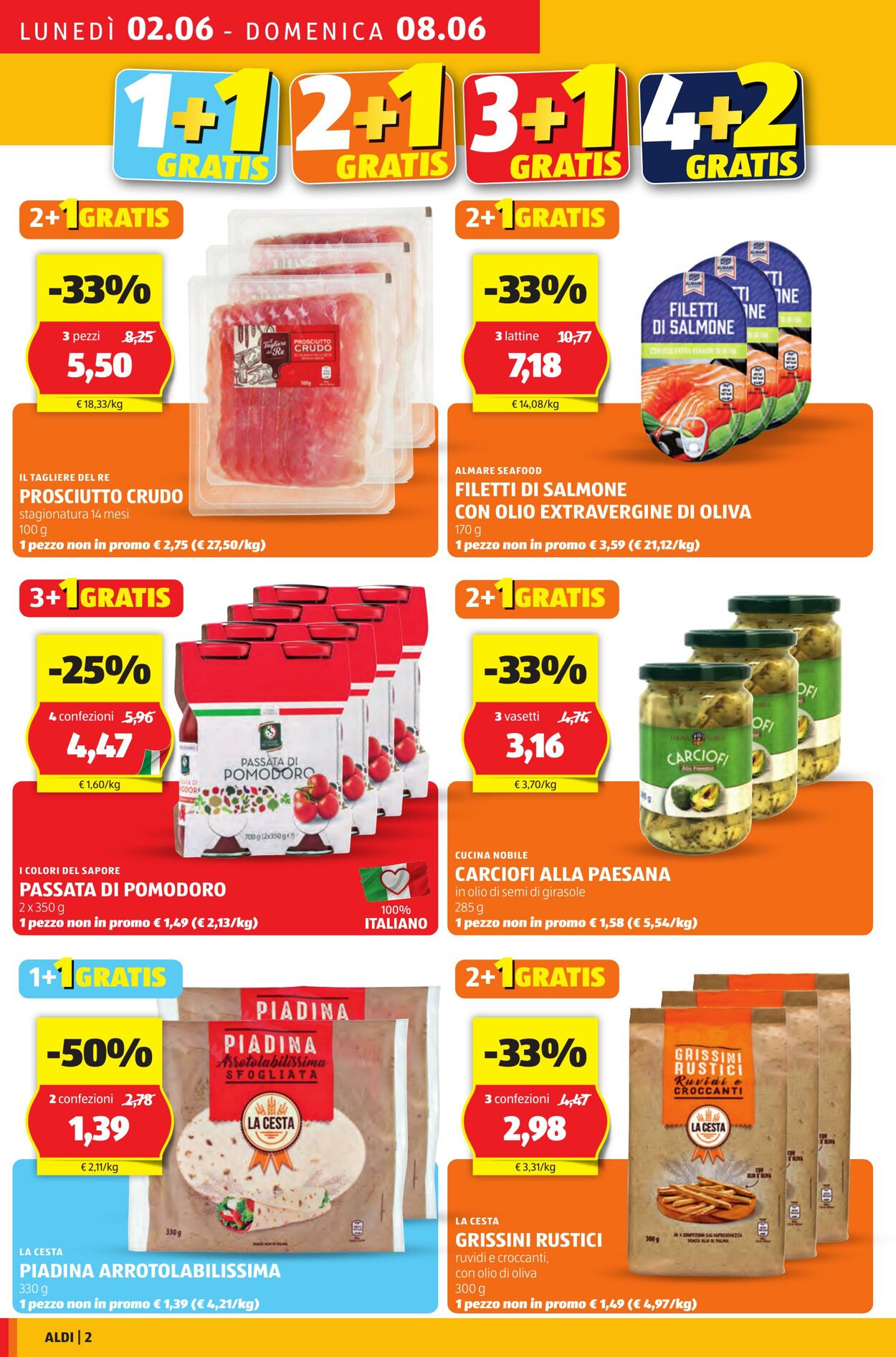Volantino Aldi 02.06.2025 - 08.06.2025