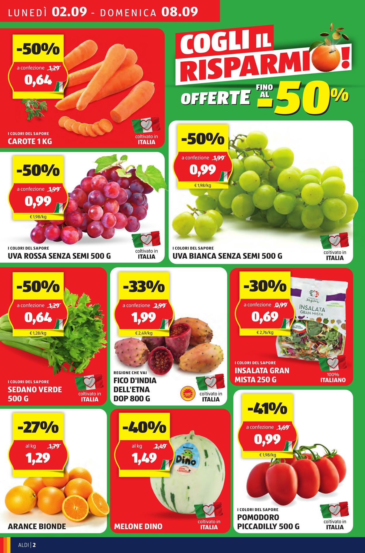 Volantino Aldi 02.09.2024 - 08.09.2024