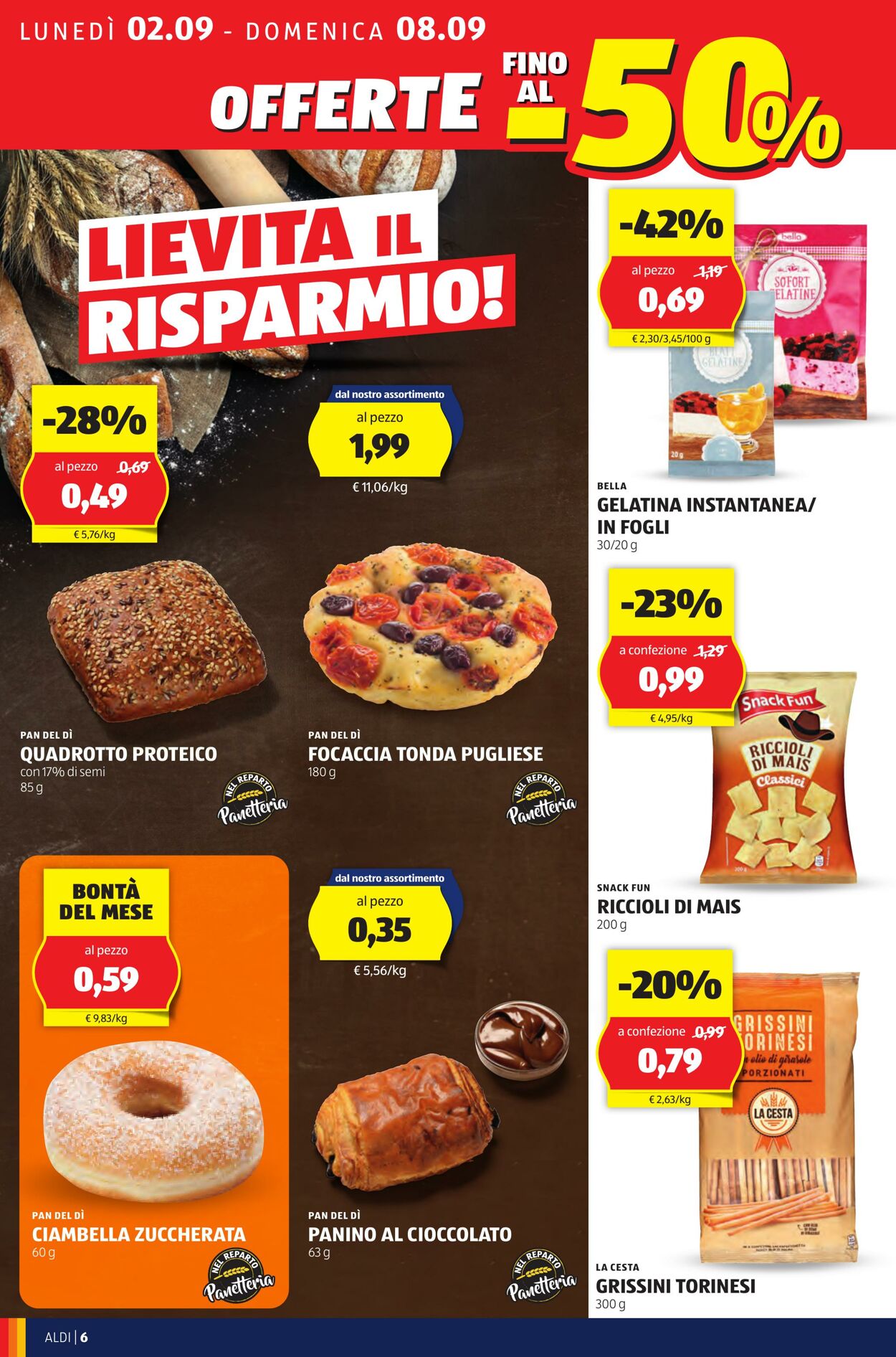 Volantino Aldi 02.09.2024 - 08.09.2024