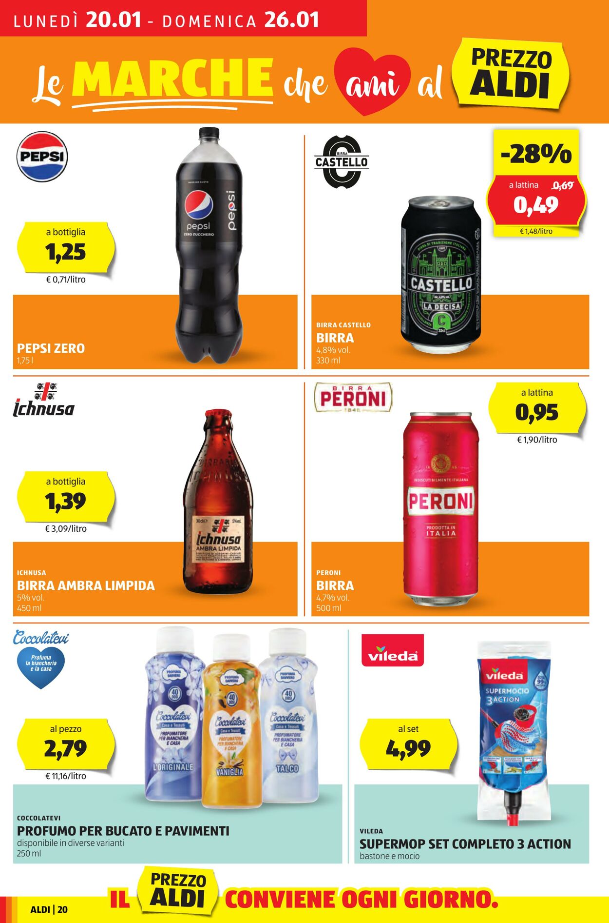 Volantino Aldi 20.01.2025 - 26.01.2025