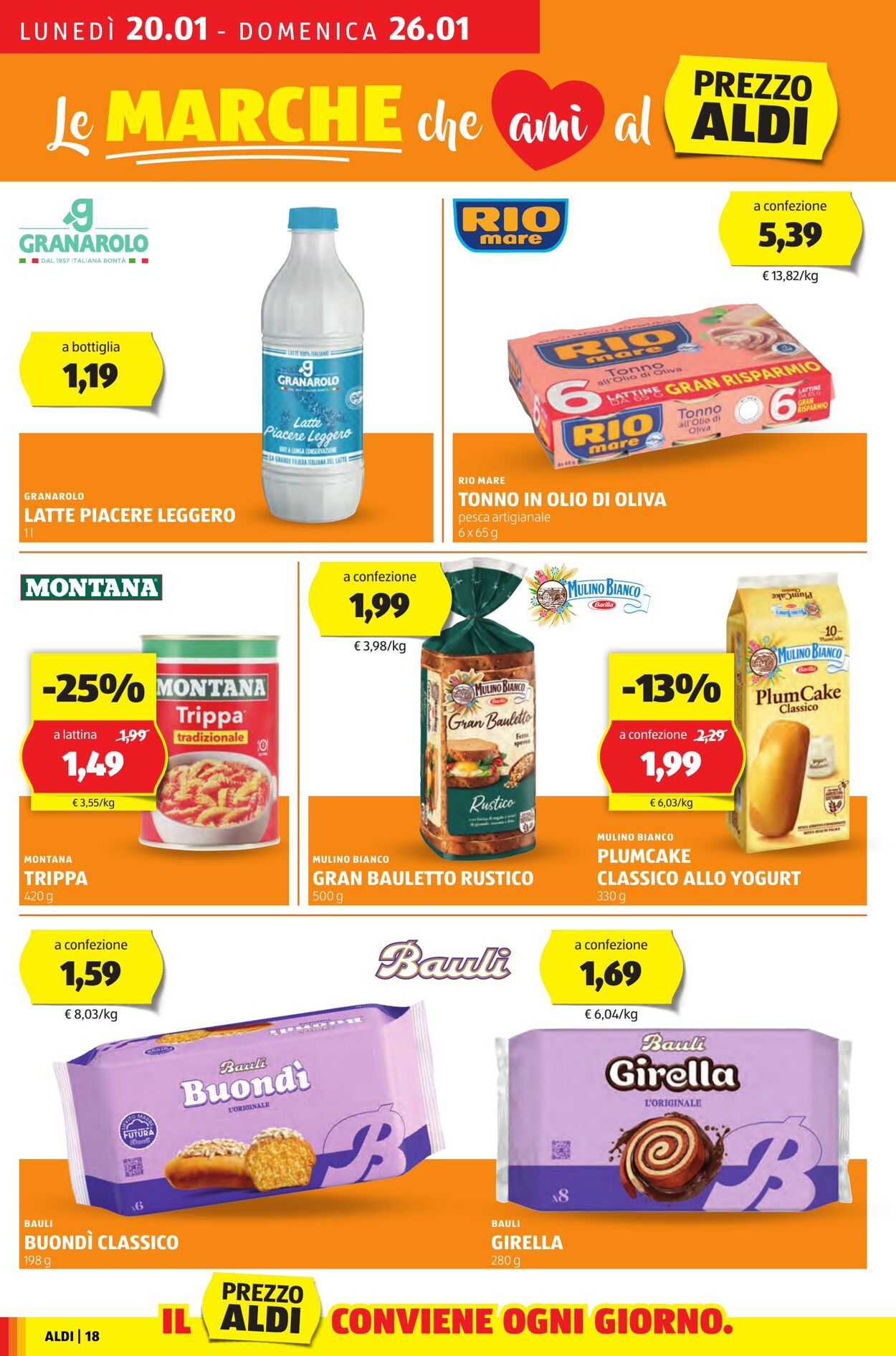 Volantino Aldi 20.01.2025 - 26.01.2025