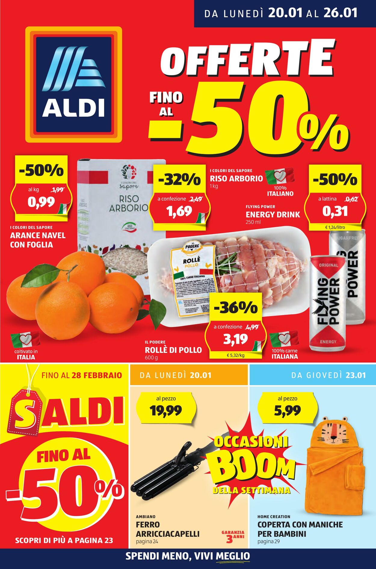 Volantino Aldi 20.01.2025 - 26.01.2025