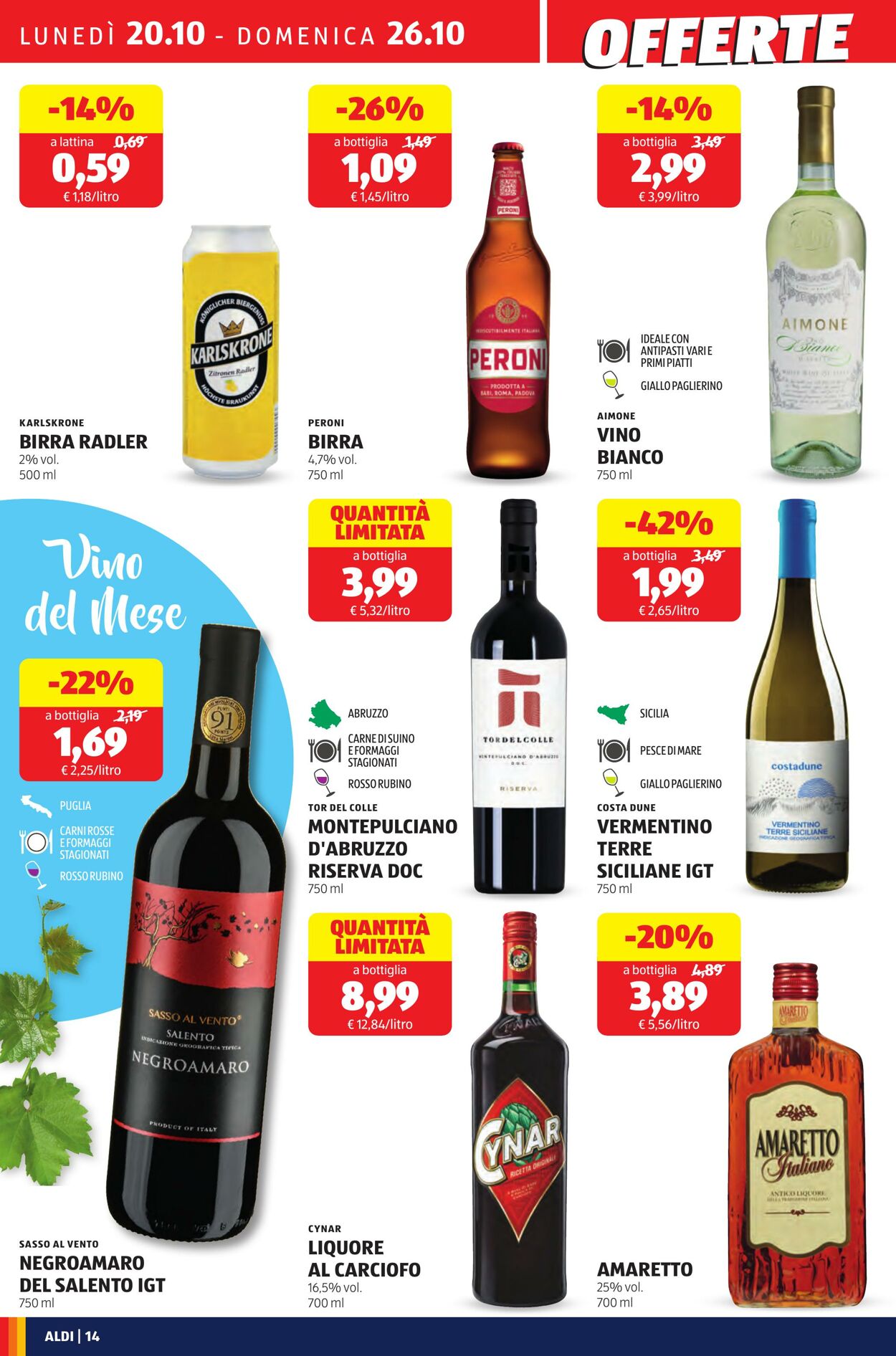 Volantino Aldi 20.10.2025 - 26.10.2025
