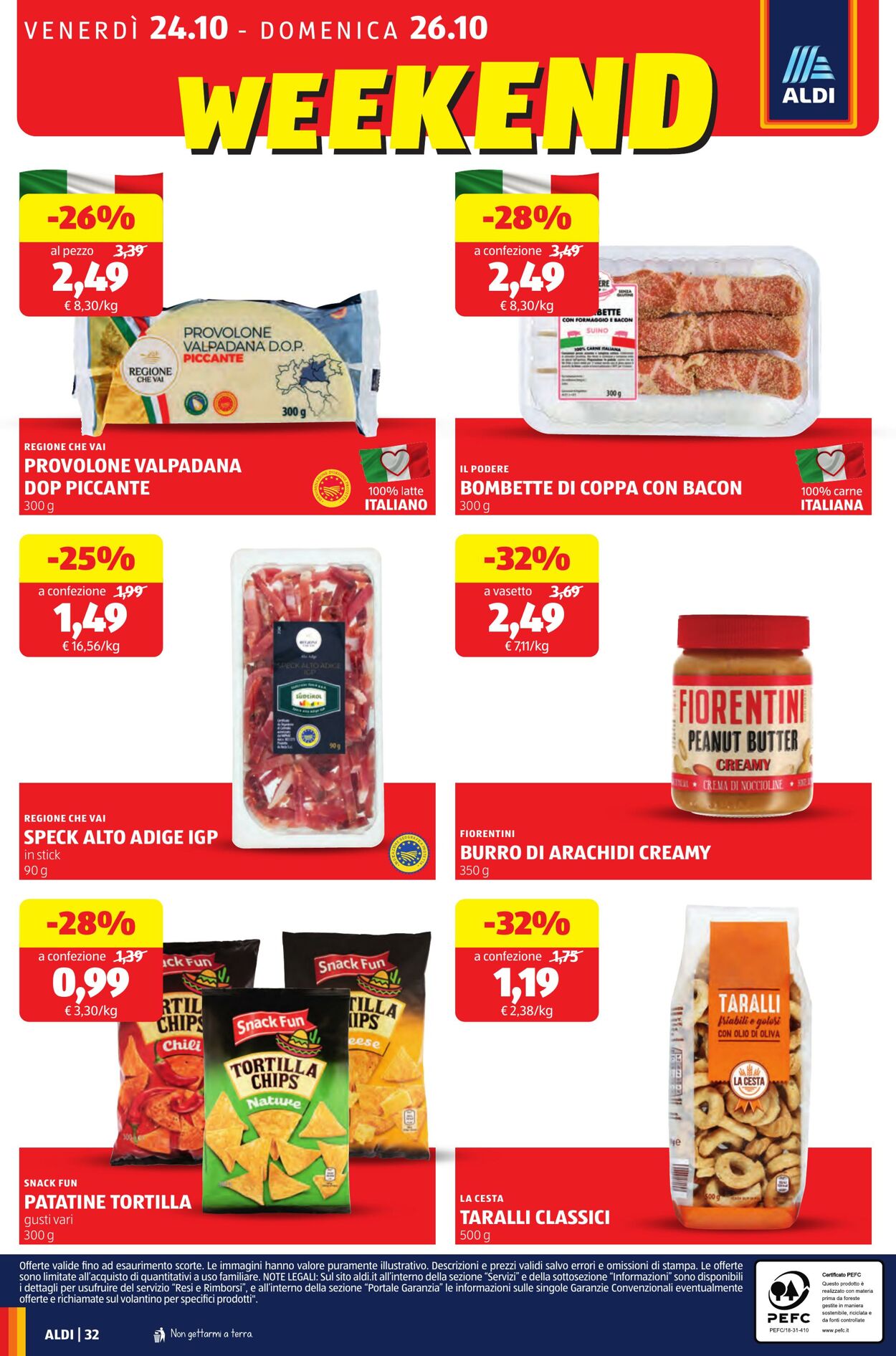 Volantino Aldi 20.10.2025 - 26.10.2025