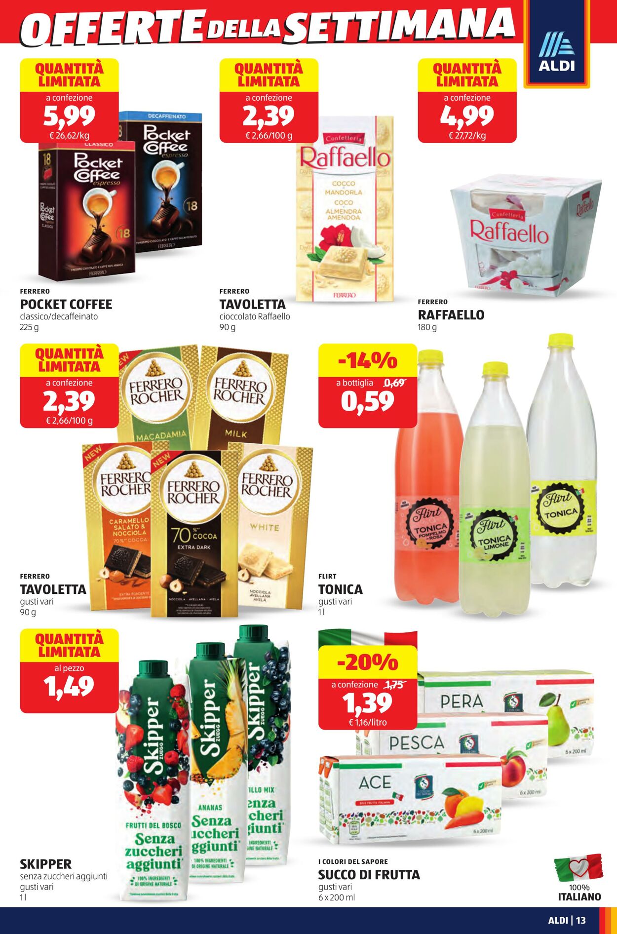 Volantino Aldi 20.10.2025 - 26.10.2025