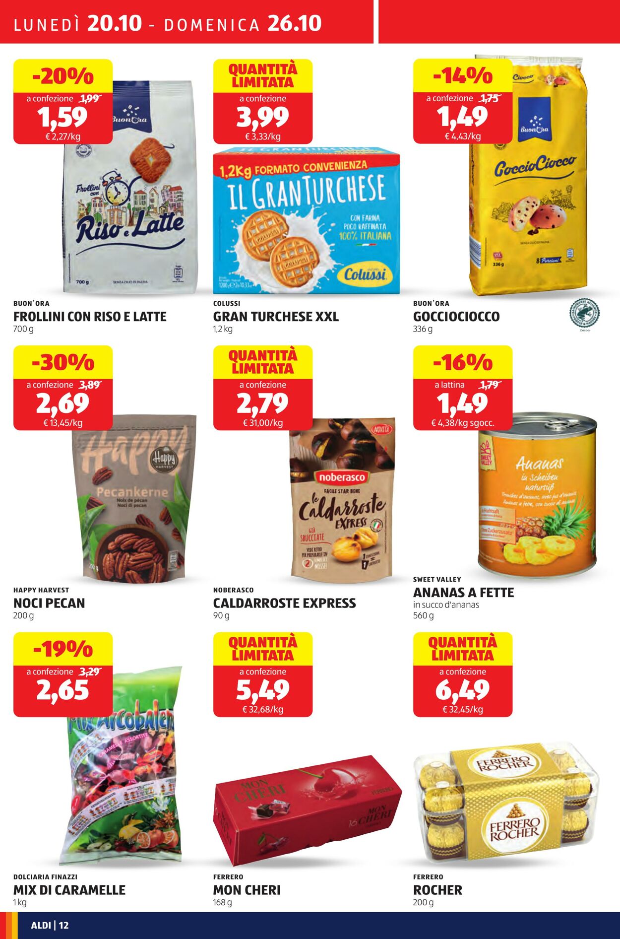Volantino Aldi 20.10.2025 - 26.10.2025