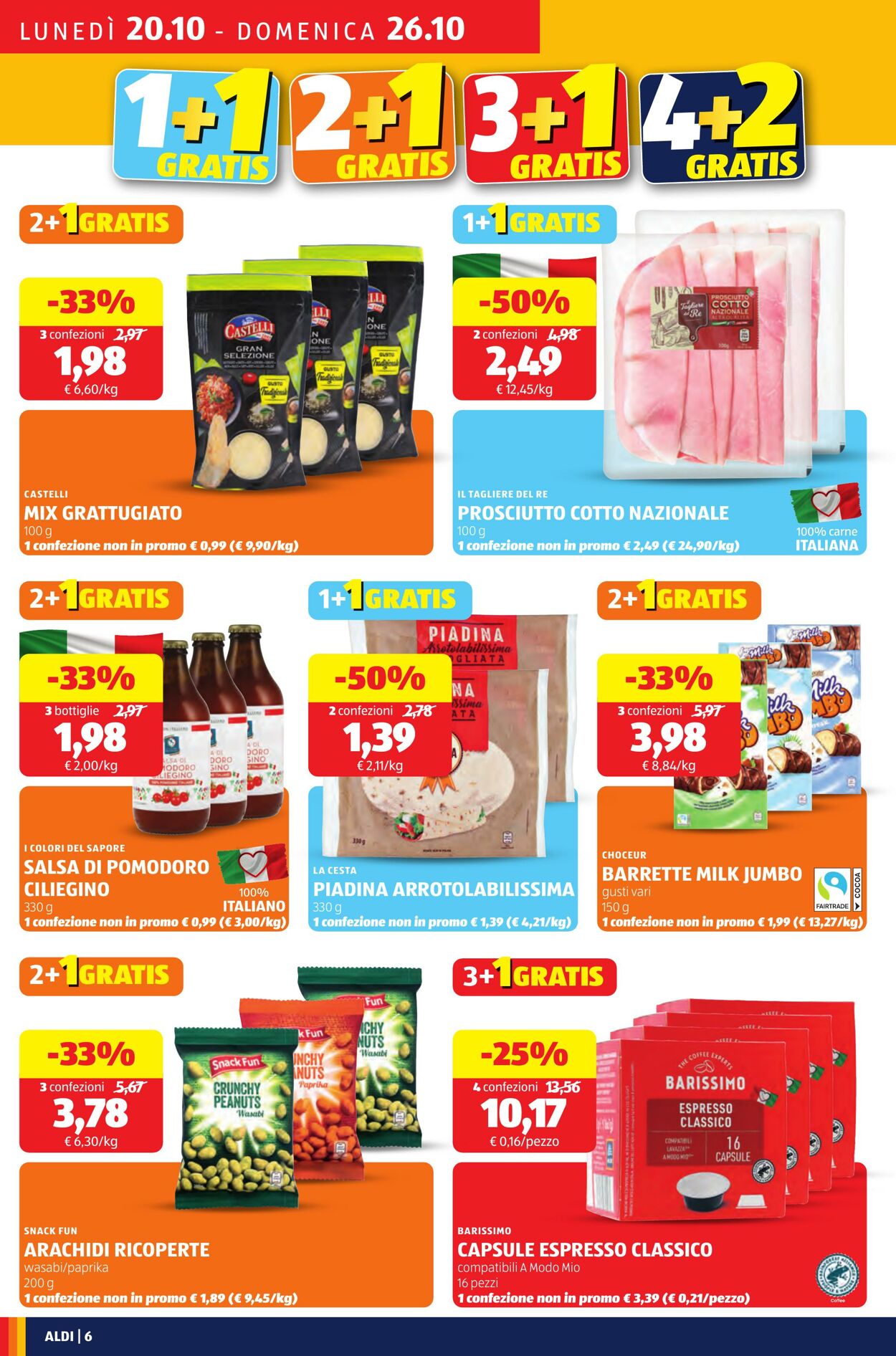 Volantino Aldi 20.10.2025 - 26.10.2025