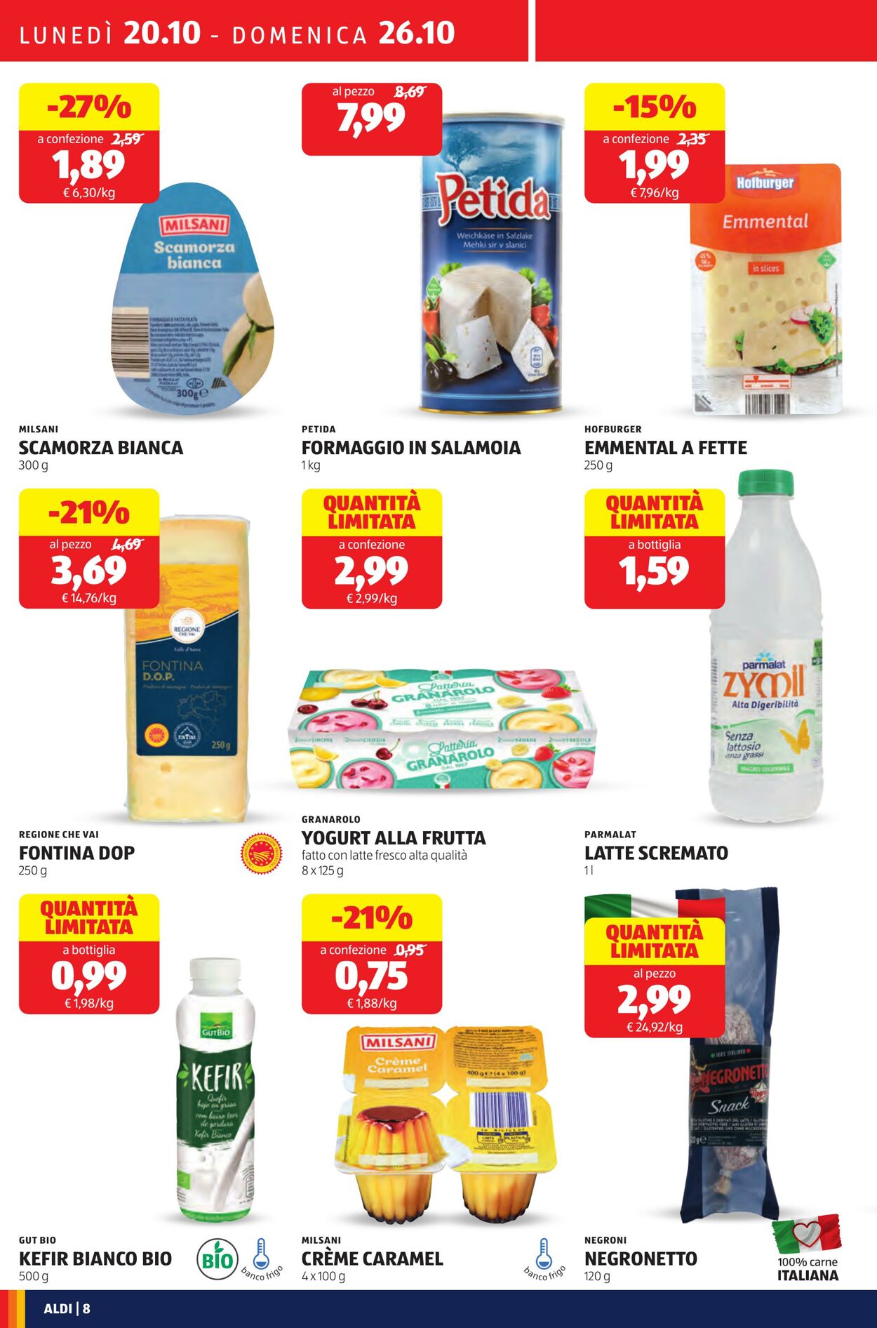 Volantino Aldi 20.10.2025 - 26.10.2025